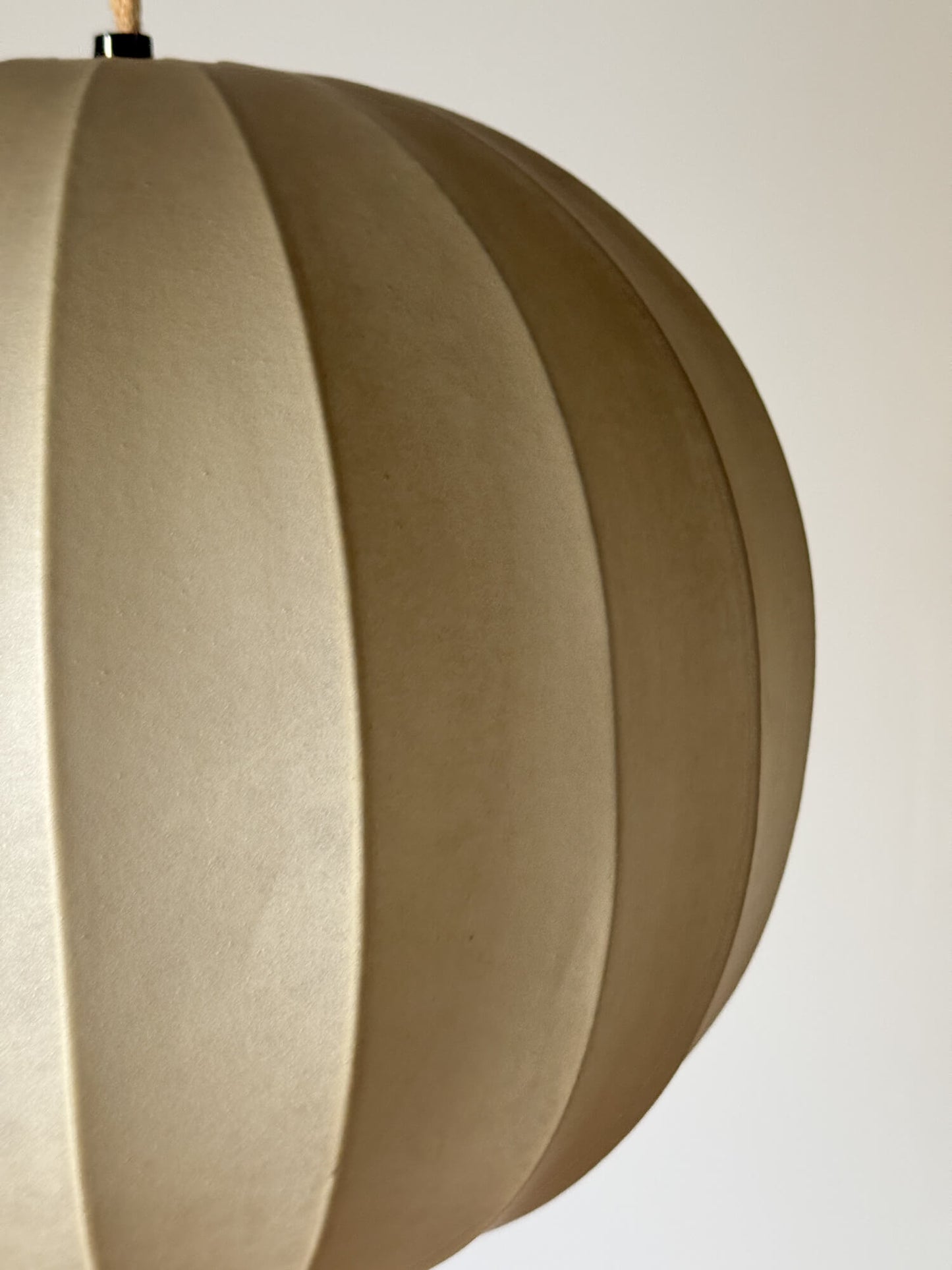 Mid-century Italian cocoon pendant shade