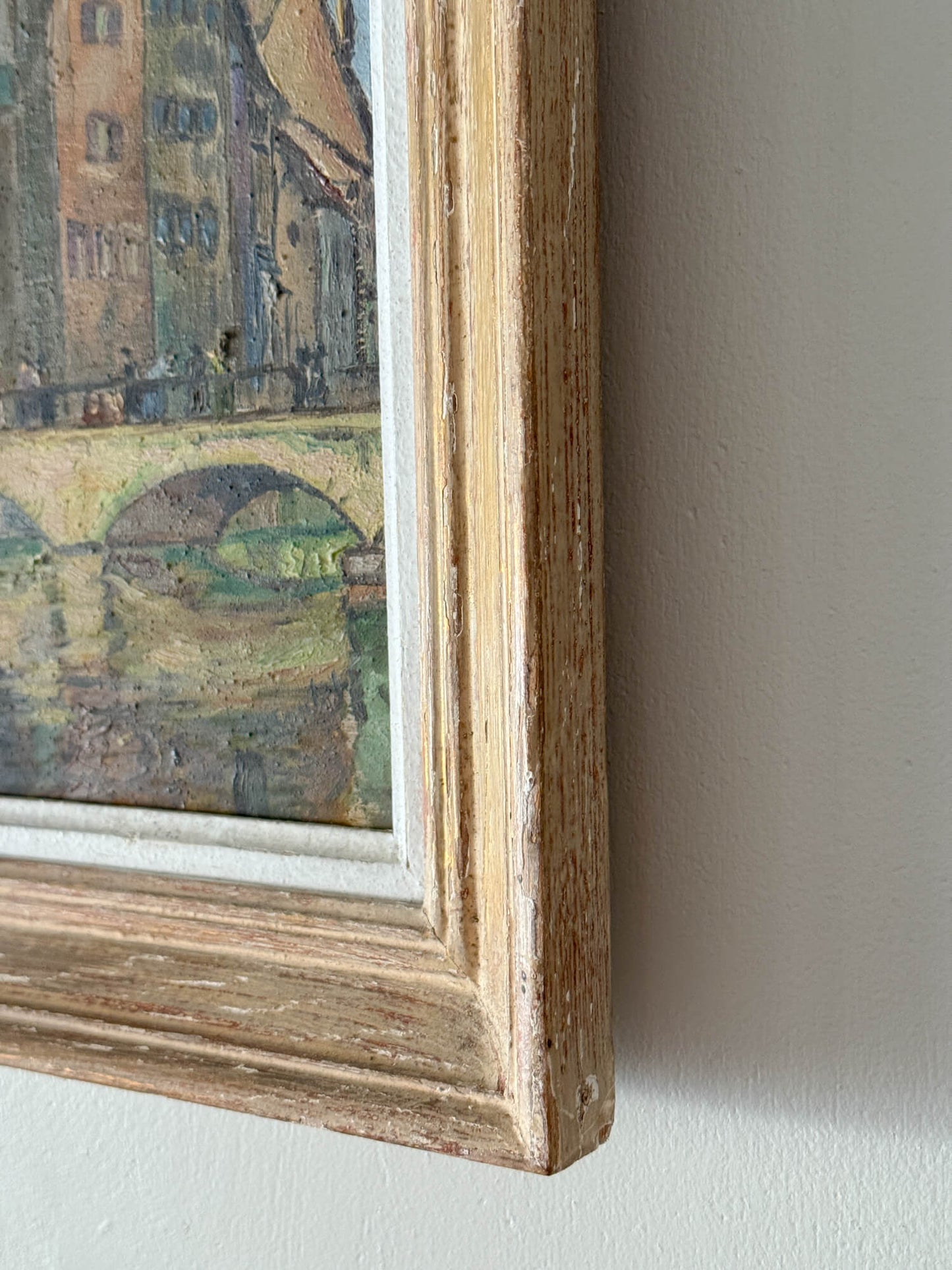 French framed village scene