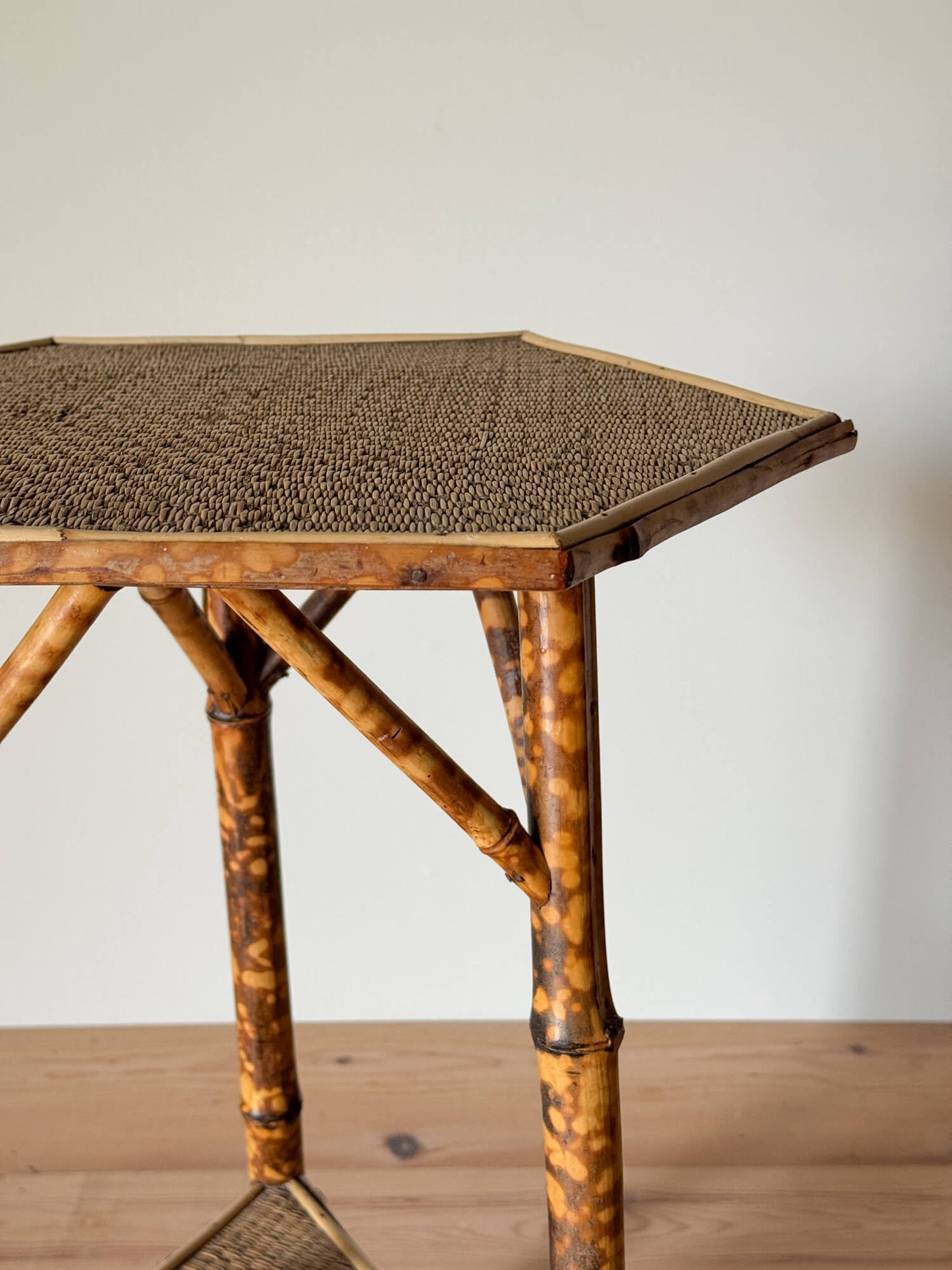 Victorian bamboo side table
