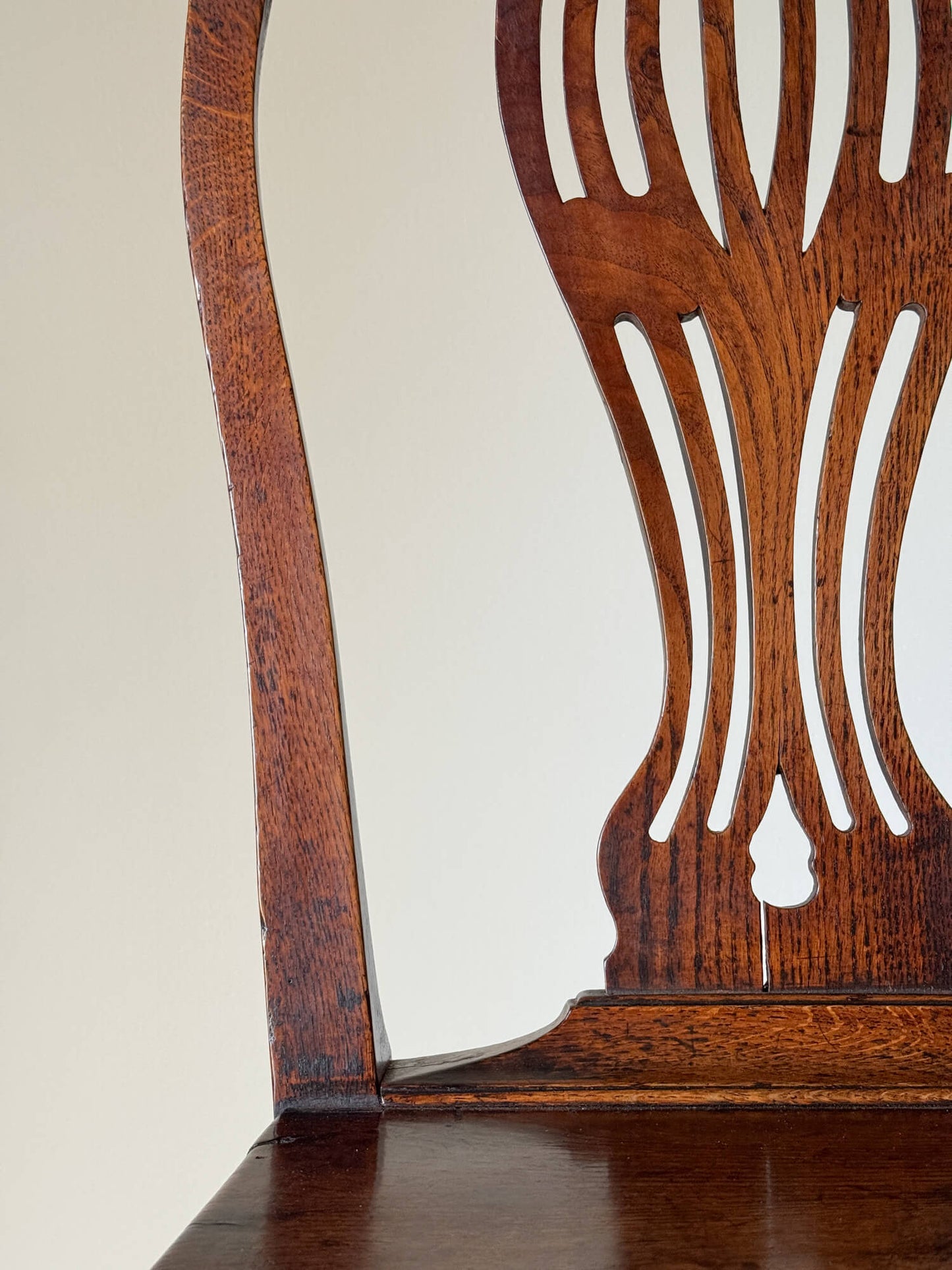 Georgian country oak chair