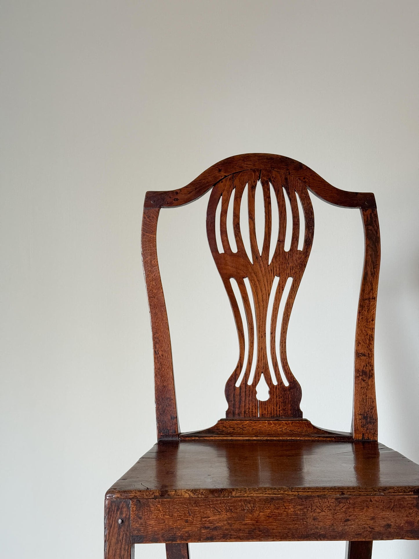 Georgian country oak chair