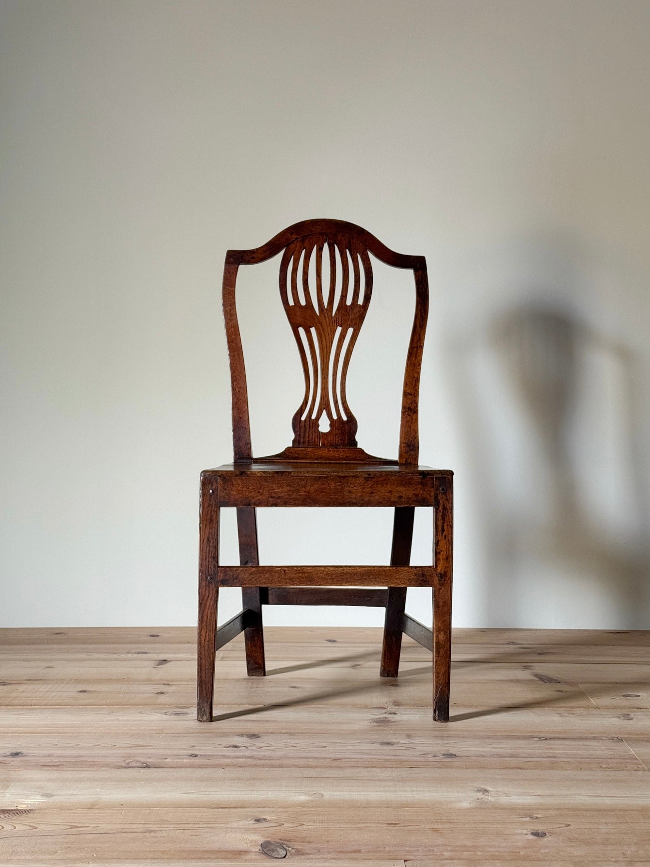 Georgian country oak chair