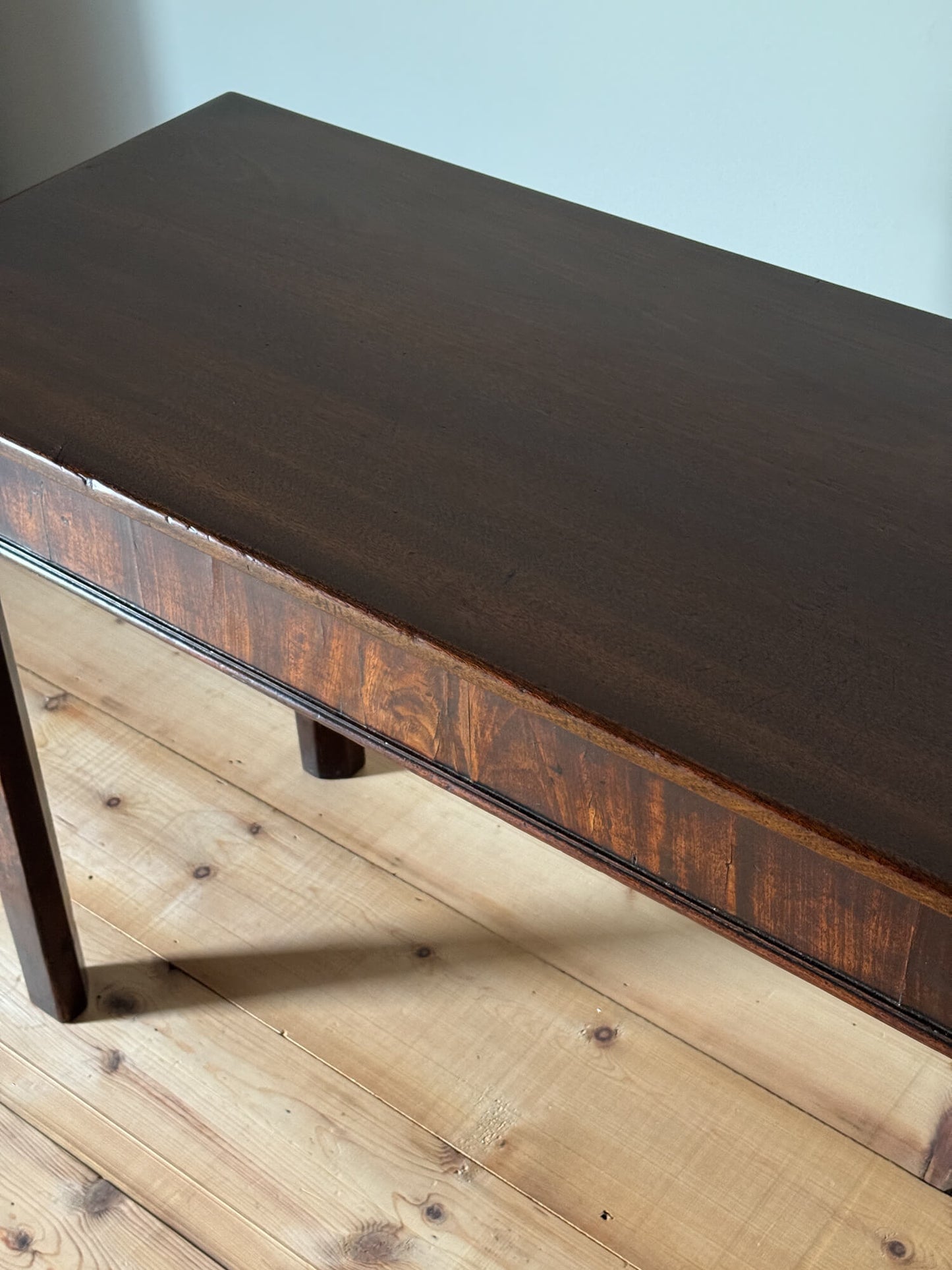 Georgian mahogany console table