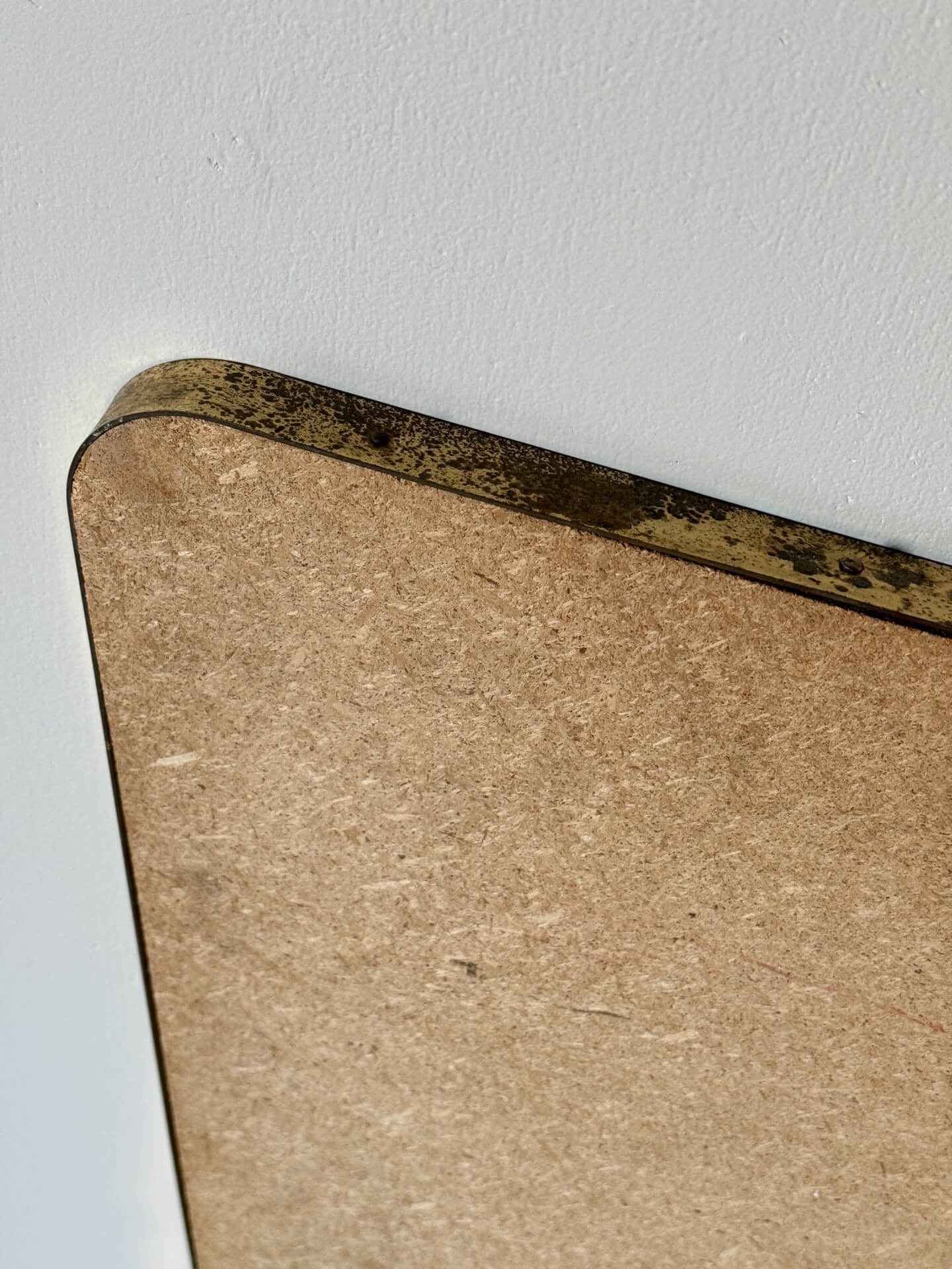 Mid-century Italian brass mirror
