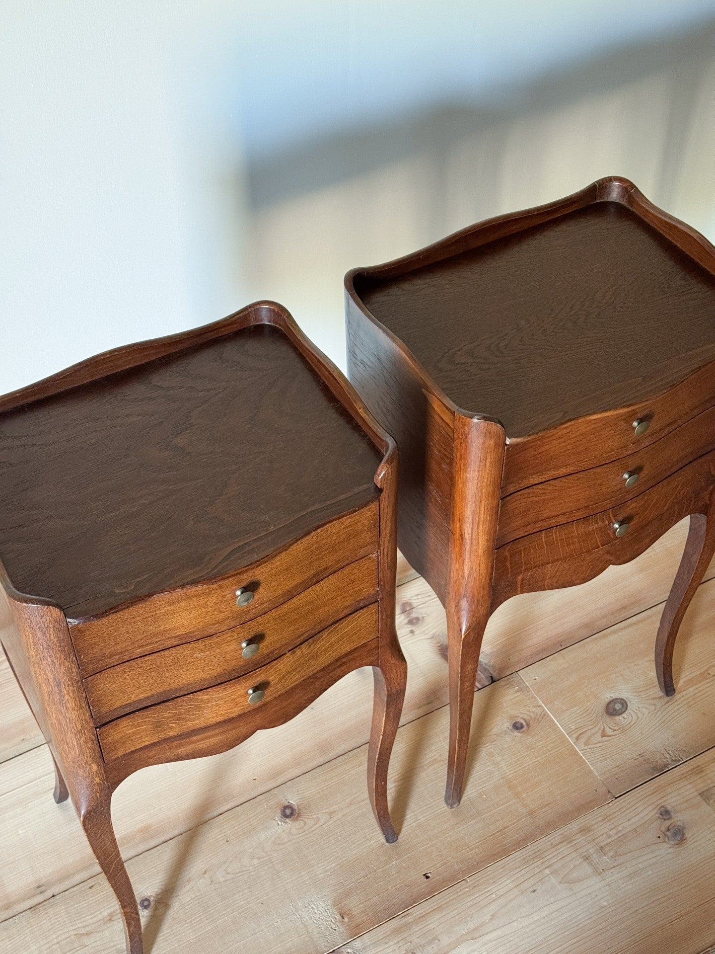 French vintage bedside tables