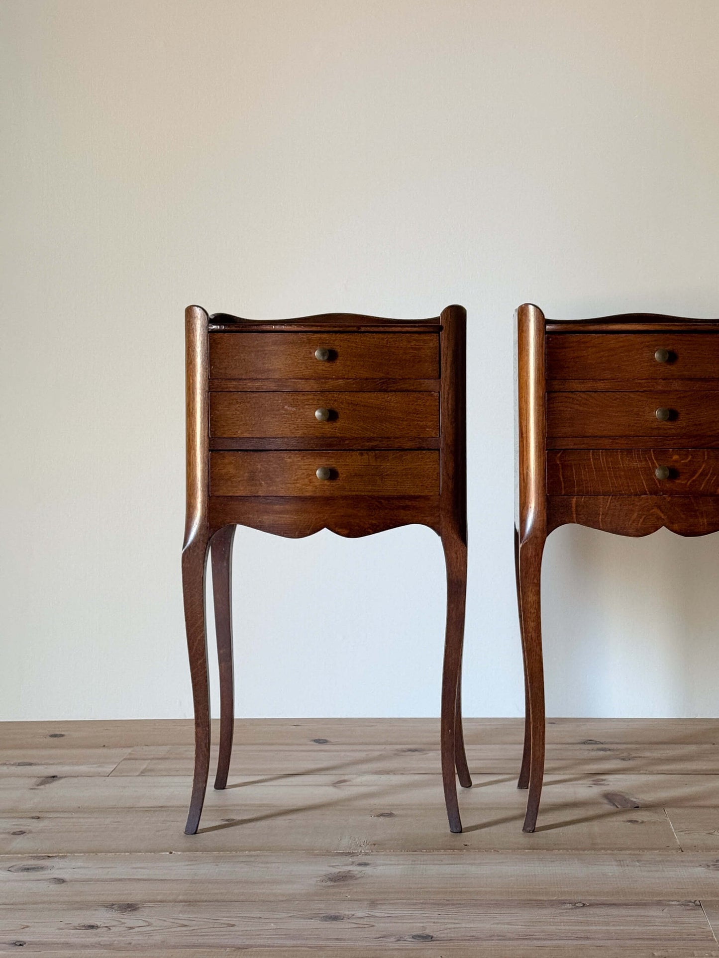 French vintage bedside tables