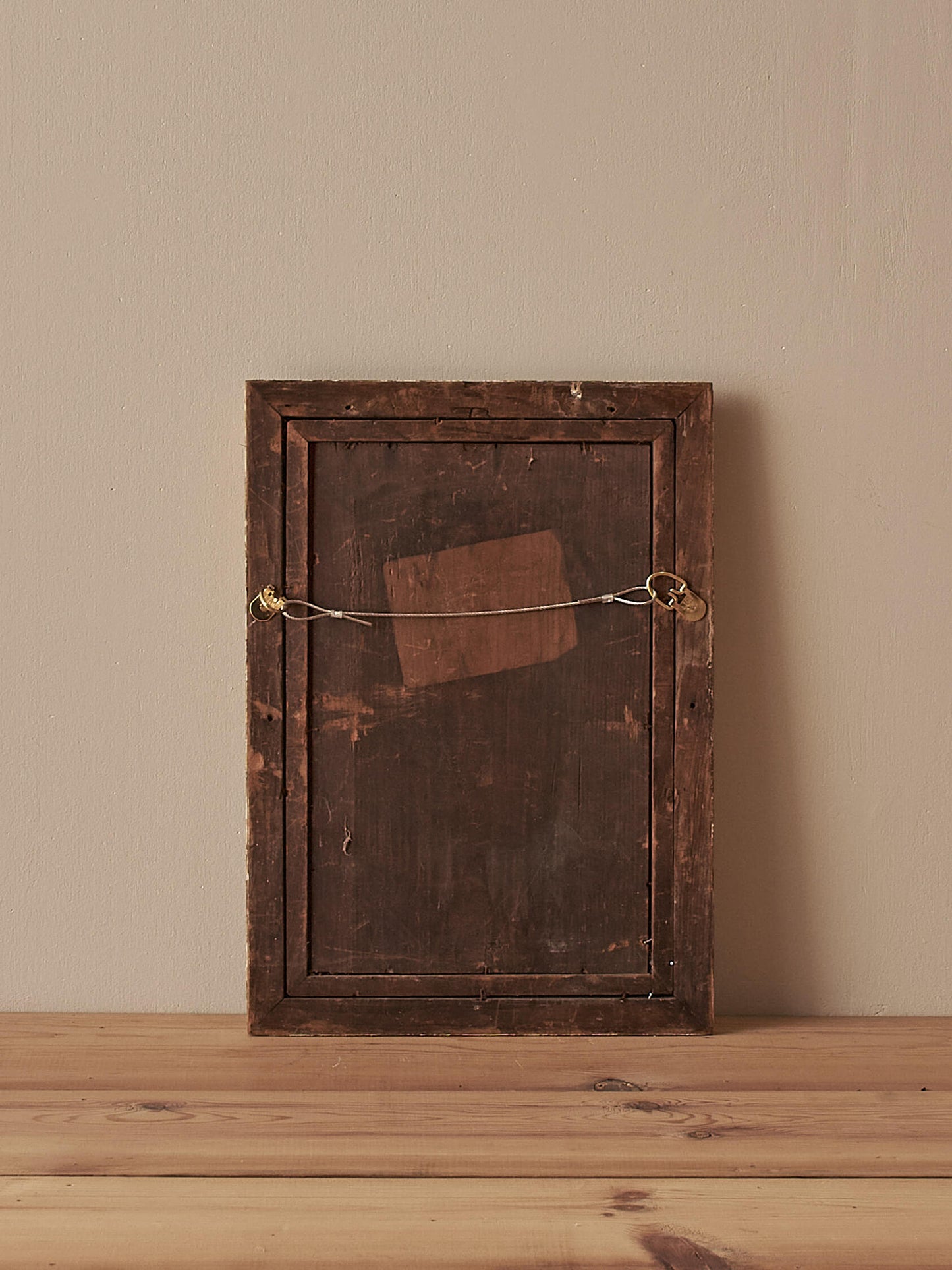 Small antique gilt mirror