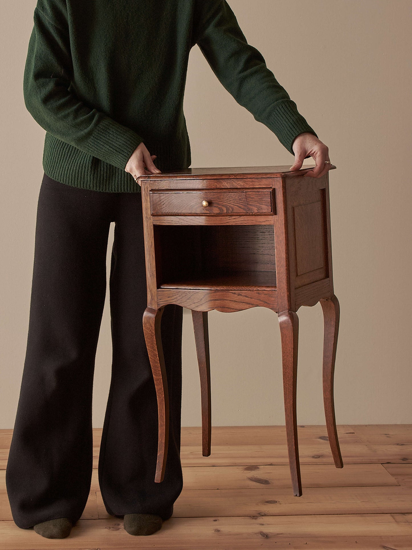 Pair of mid-century French bedside tables