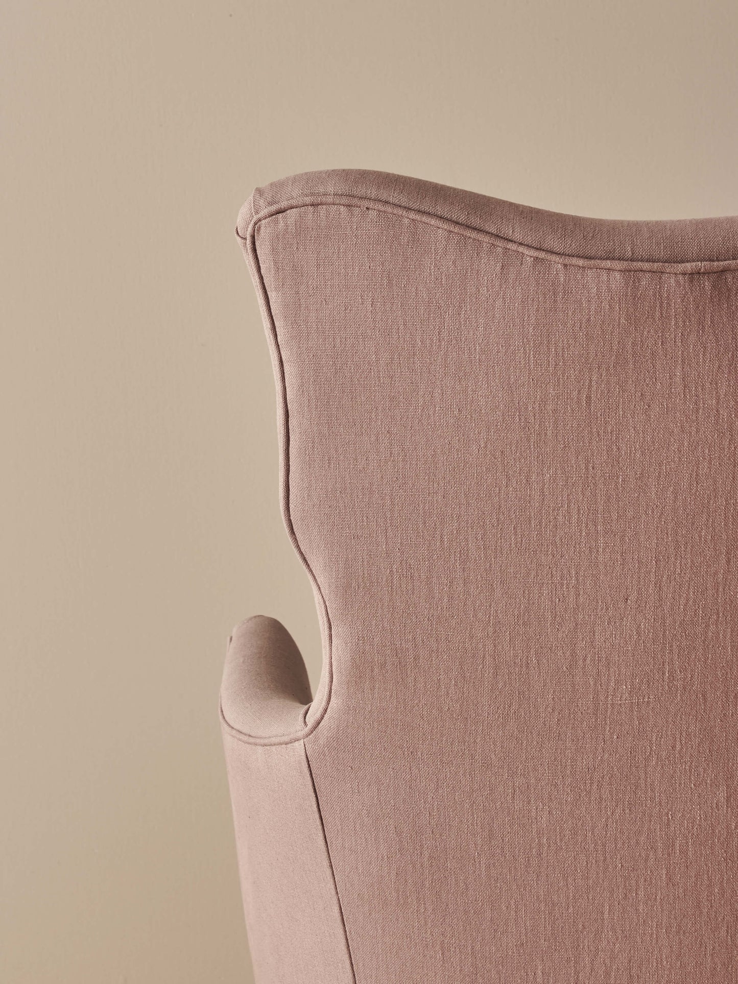 Victorian armchair raised on castors