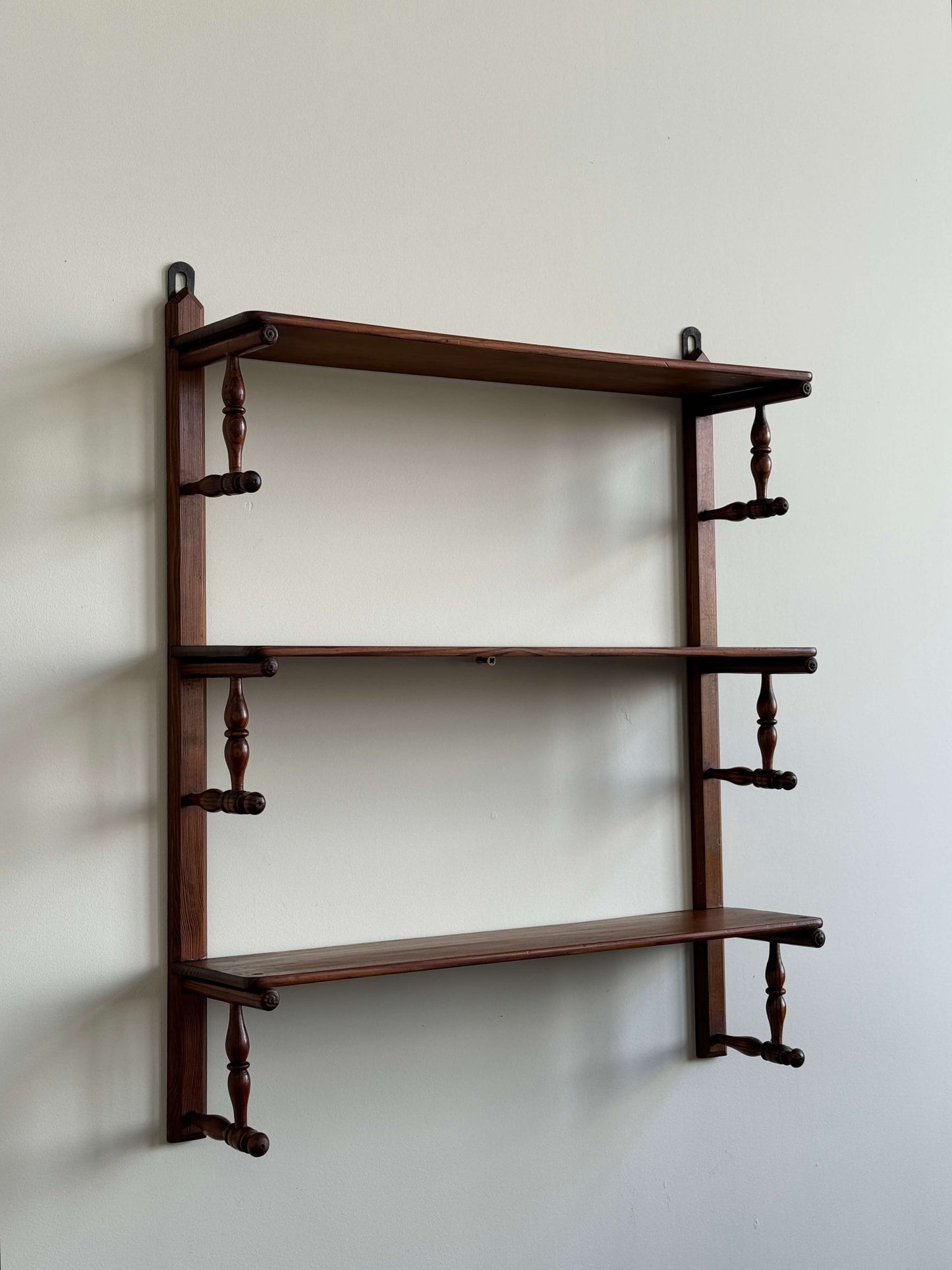 French antique wall-hung shelf