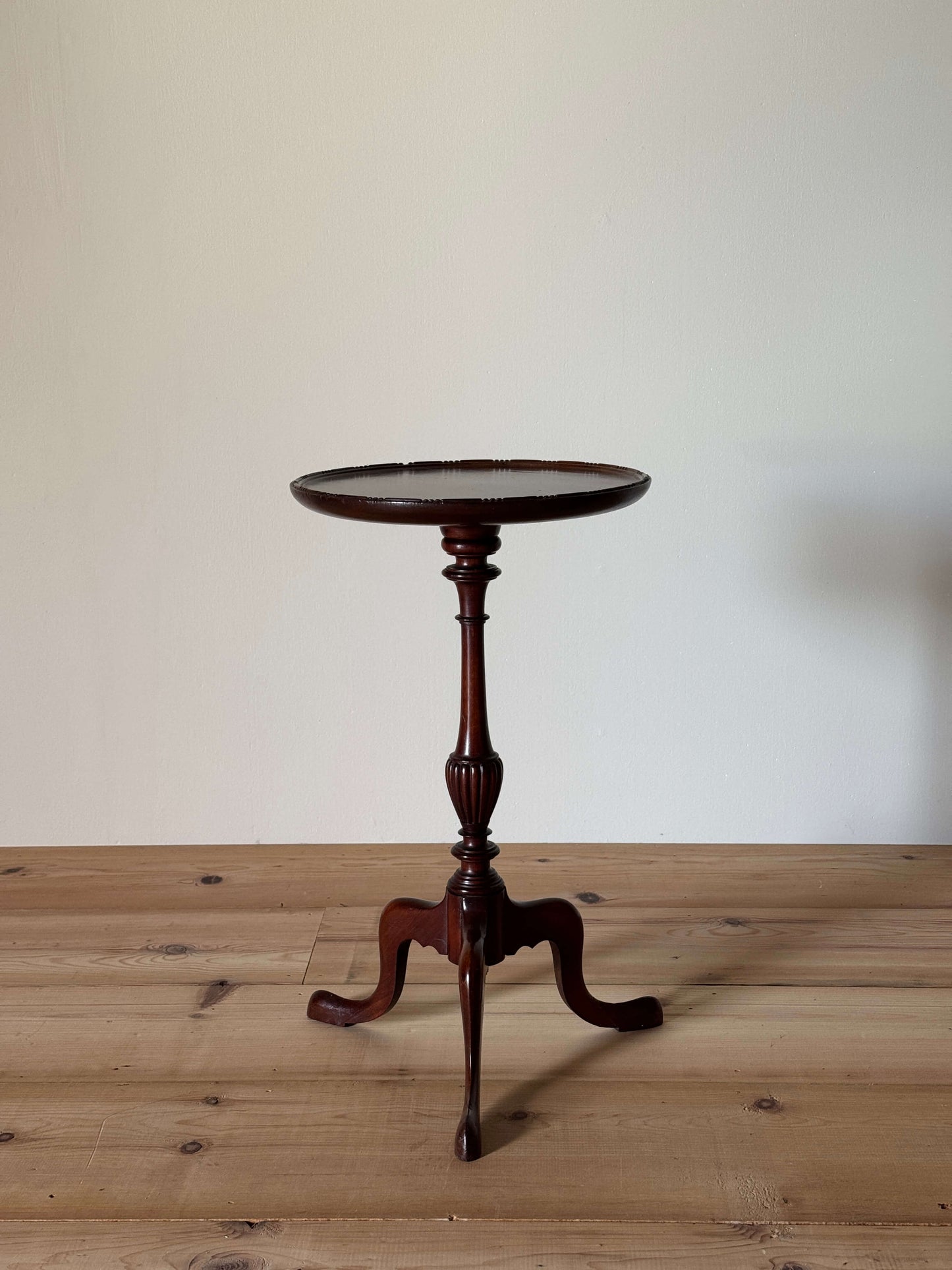 Vintage wine table on splayed legs