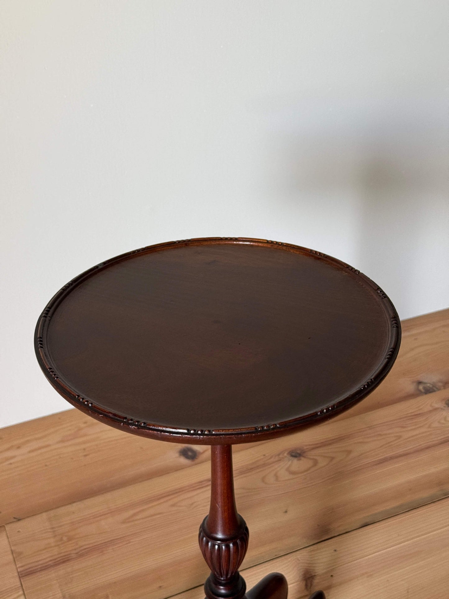 Vintage wine table on splayed legs