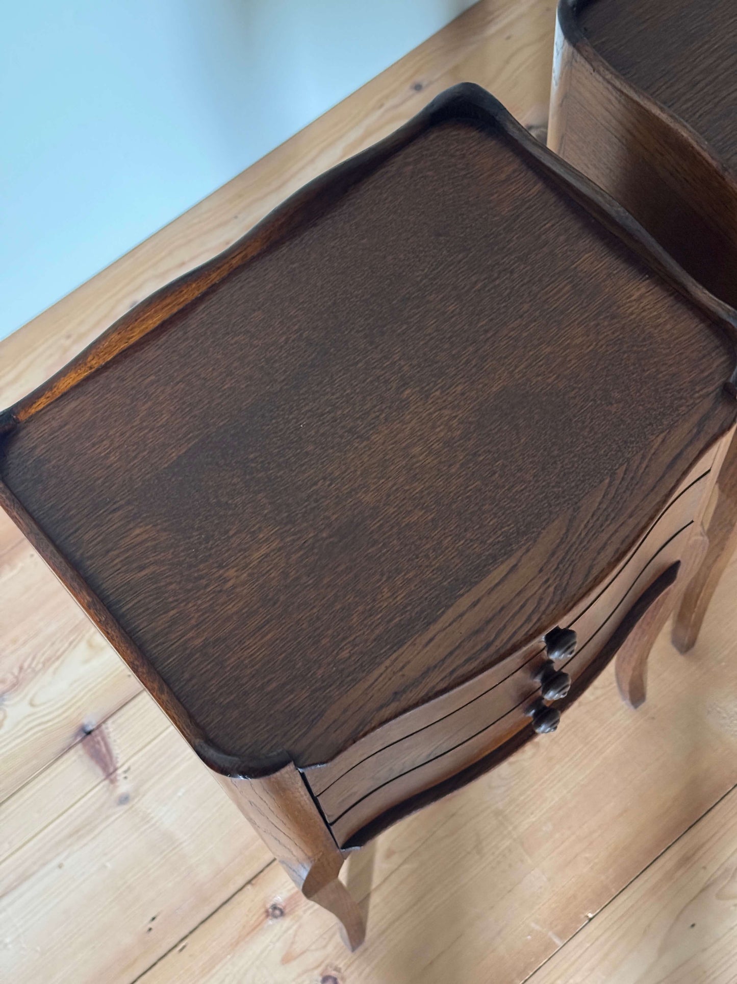 Pair of French vintage bedside tables