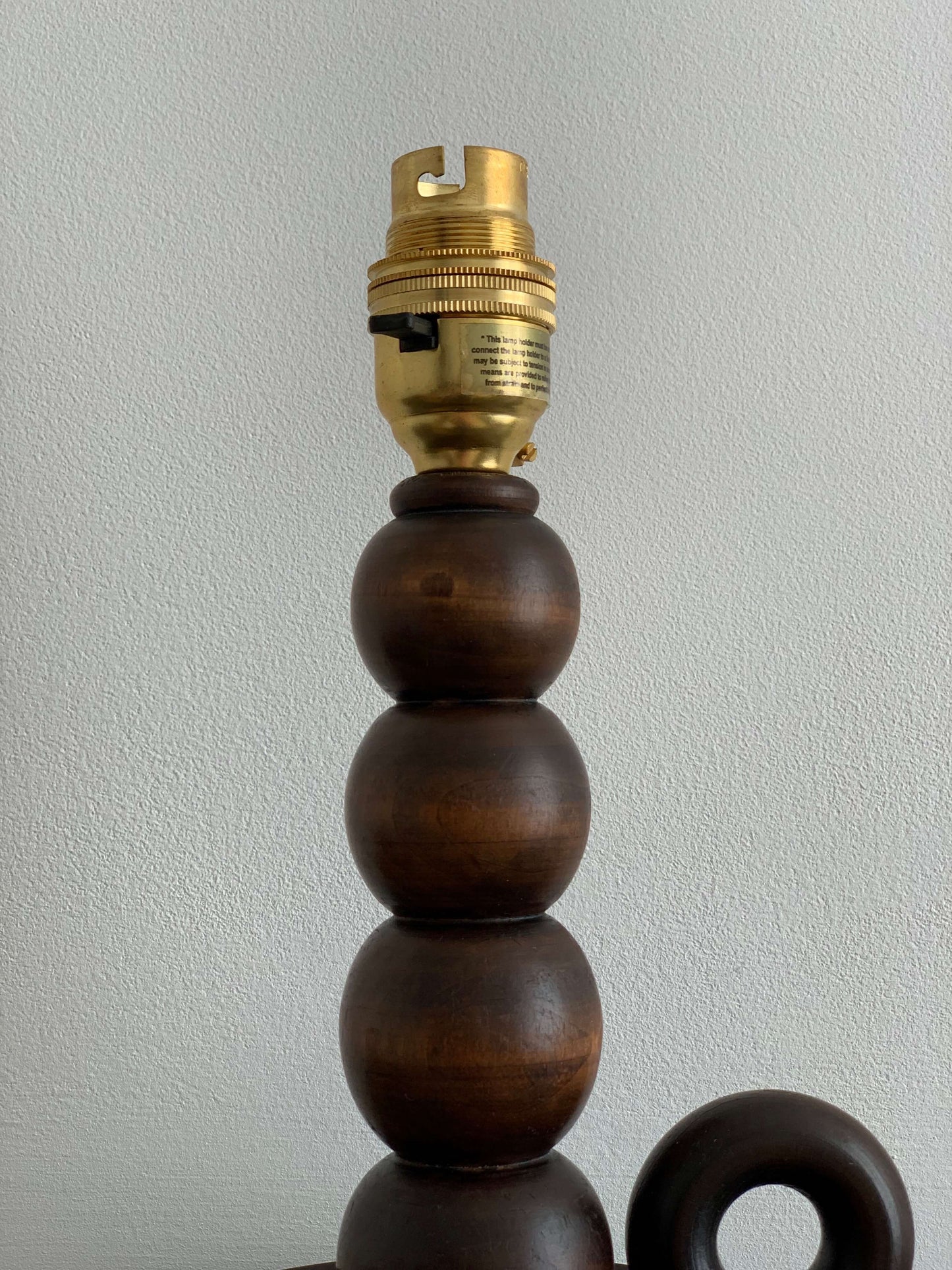 Antique French candelabra bobbin lamp