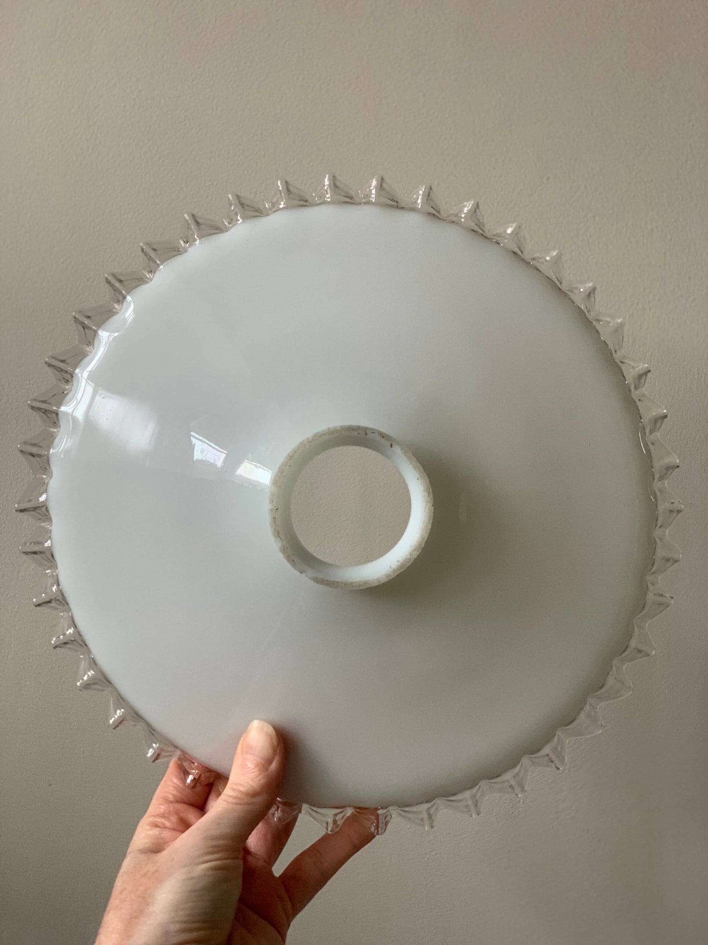 French vintage milk shade
