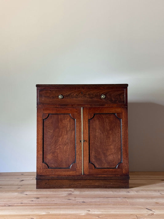 Regency mahogany side cabinet