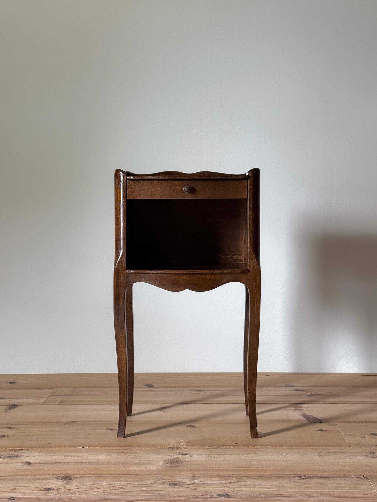 Single French bedside table with drawer