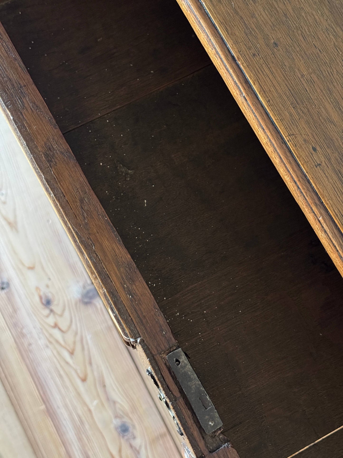 Charles II oak chest of drawers