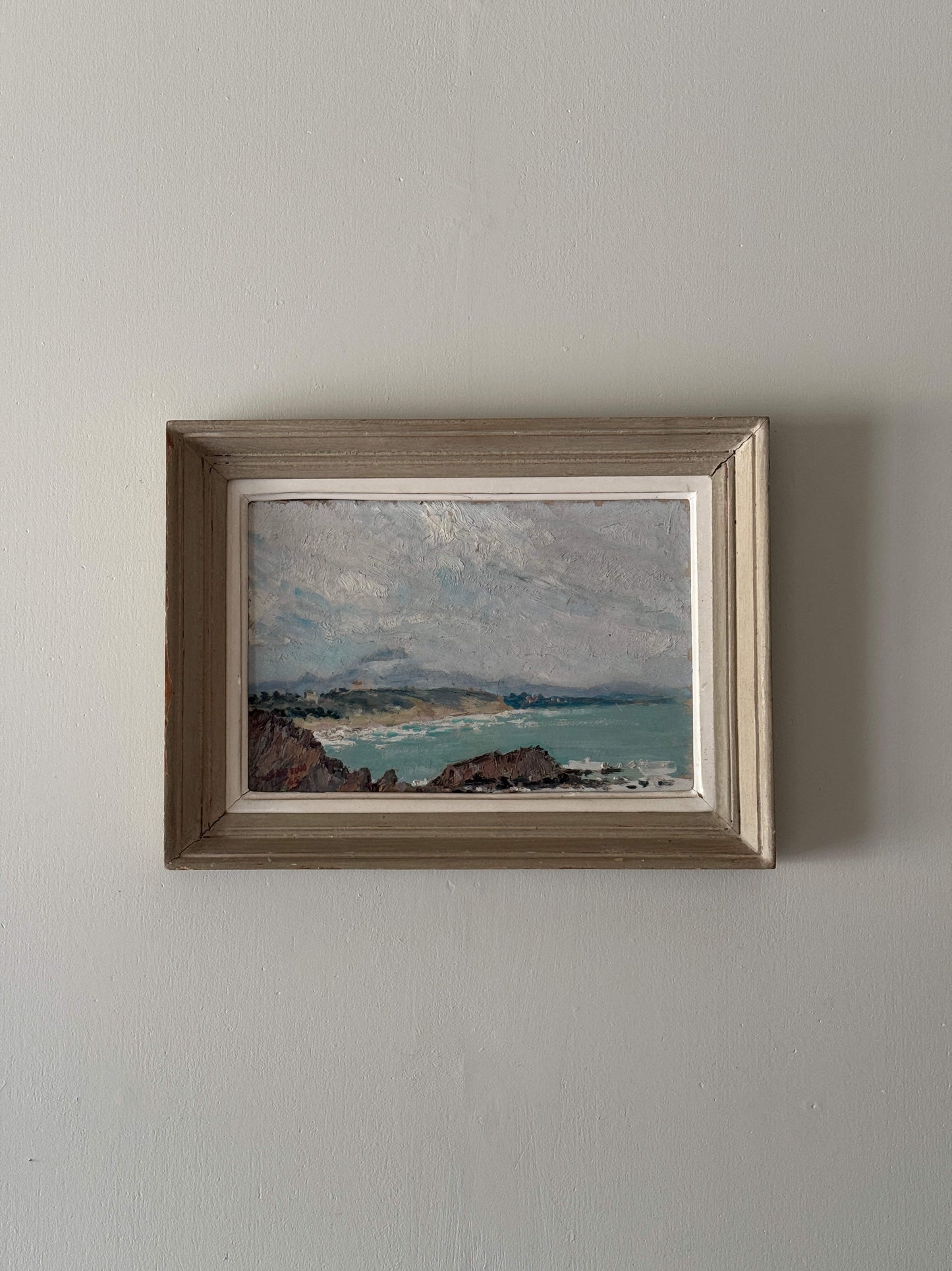 French vintage seascape