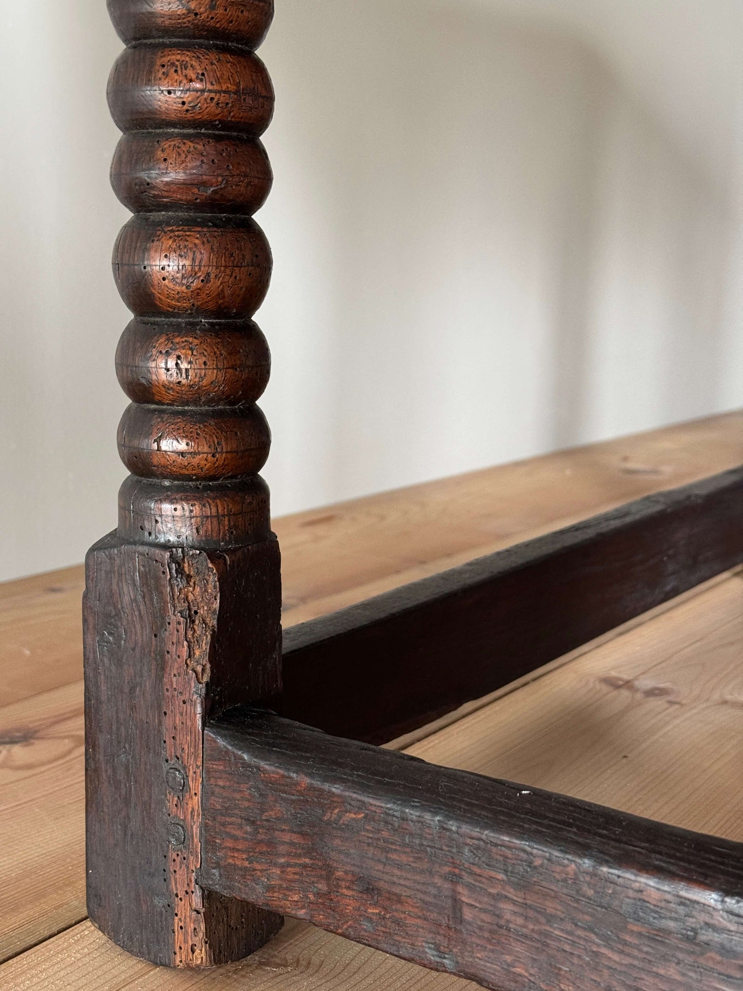Georgian bobbin console table