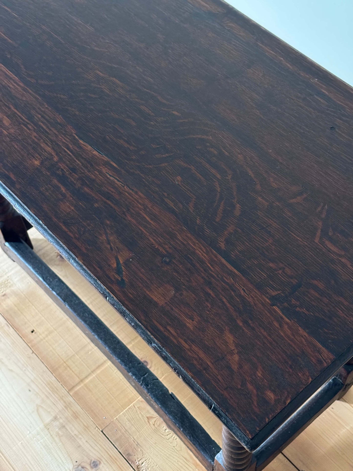 Georgian bobbin console table