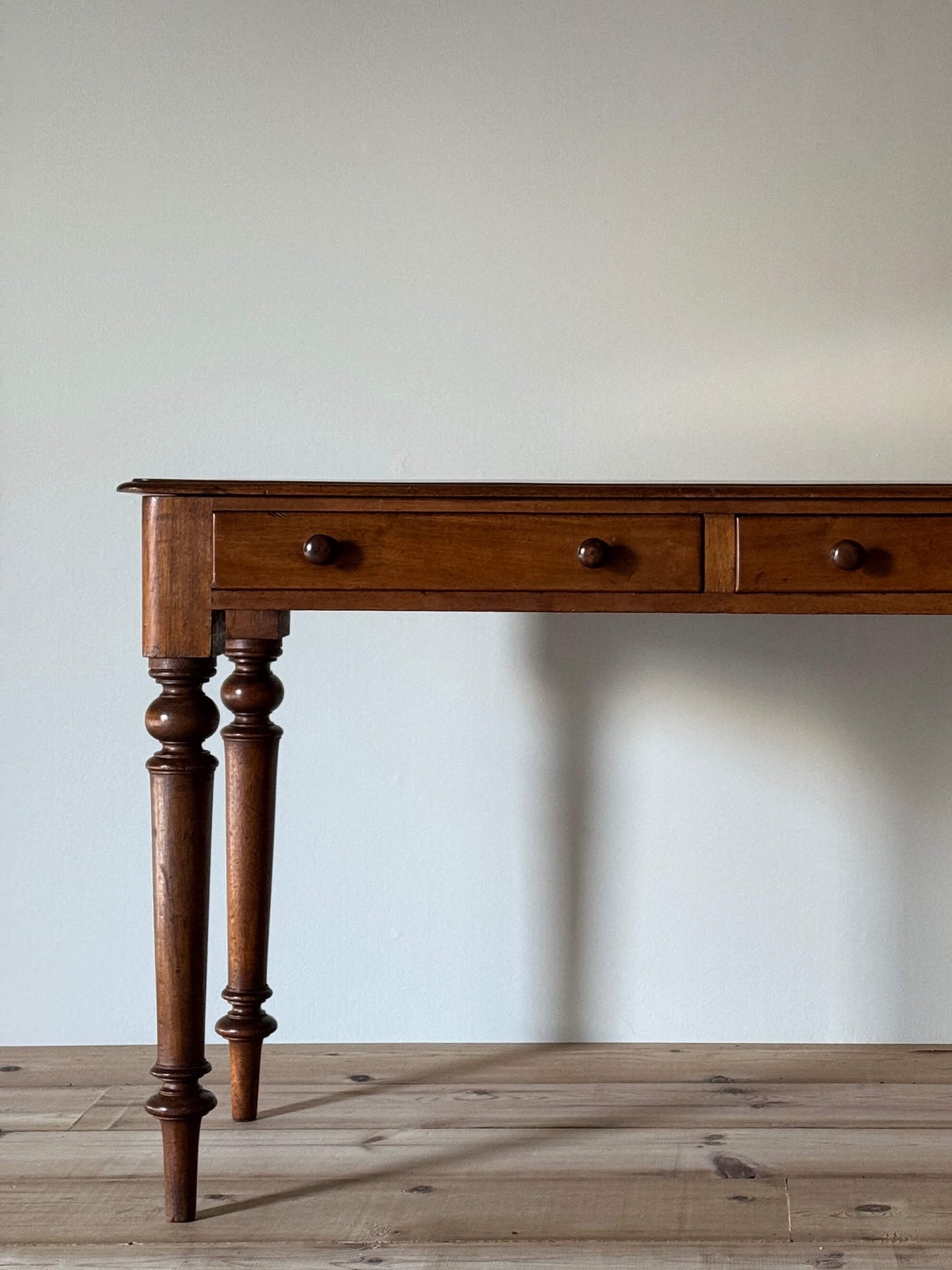 Victorian mahogany console table