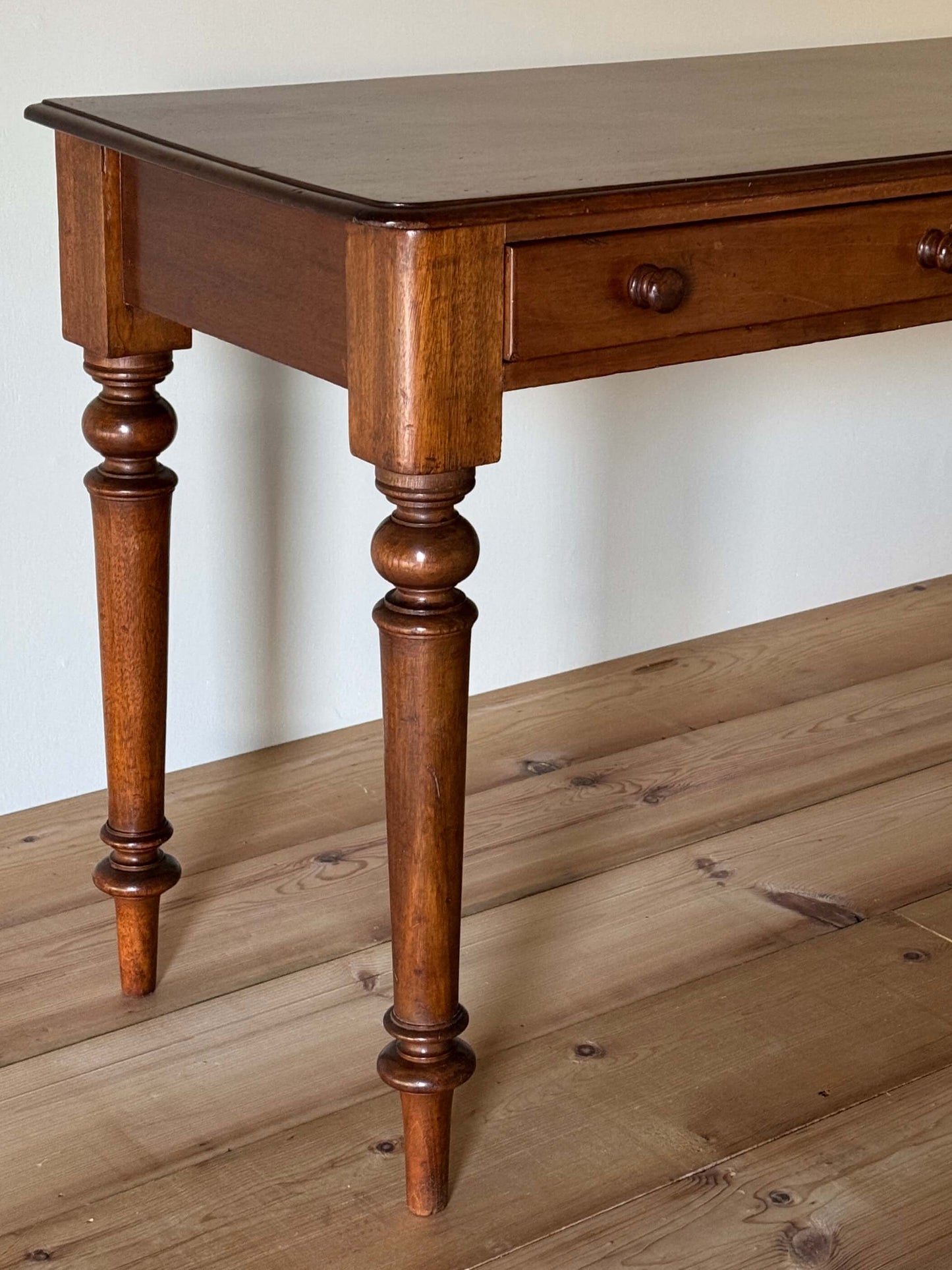 Victorian mahogany console table