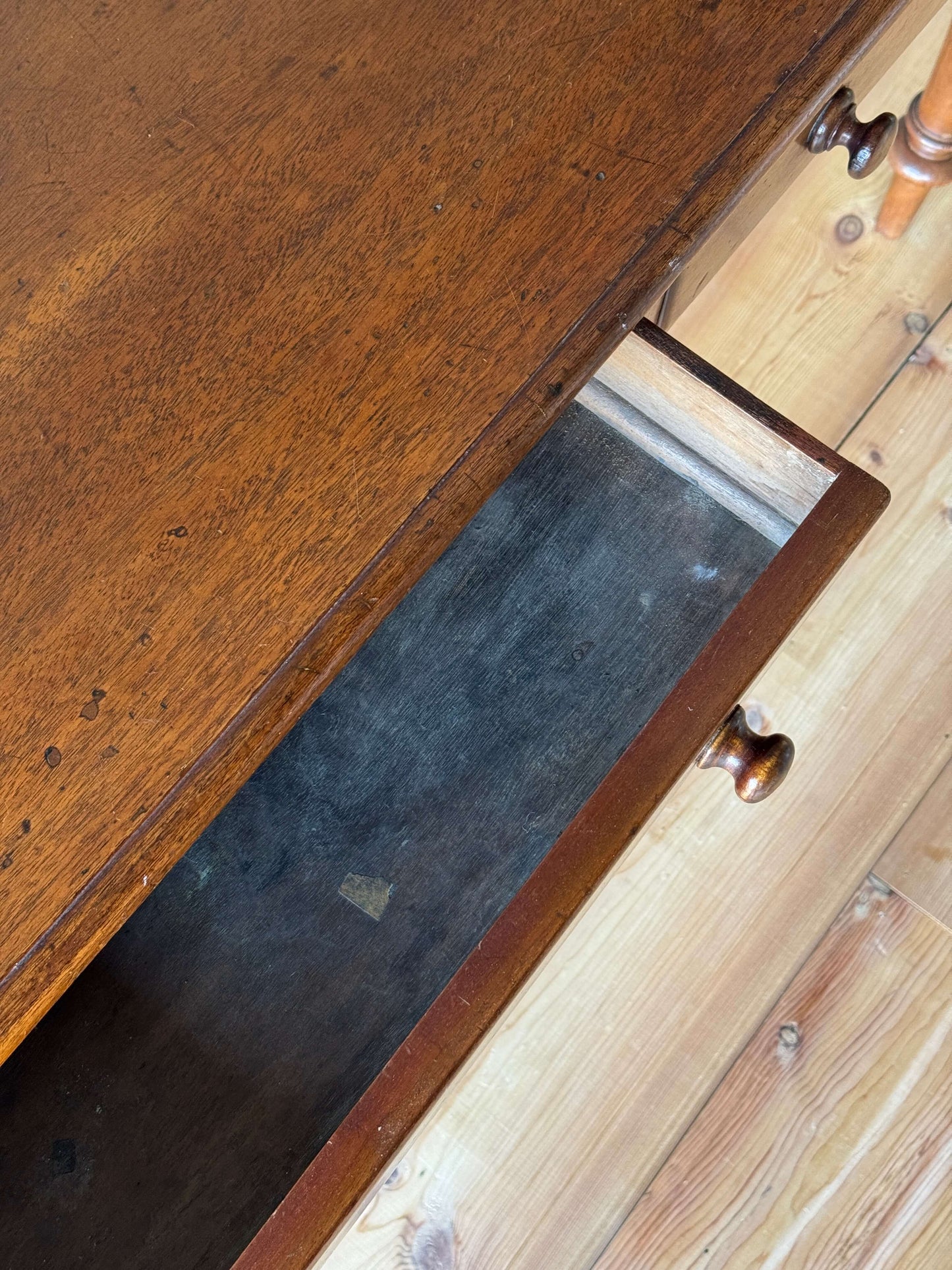 Victorian mahogany console table