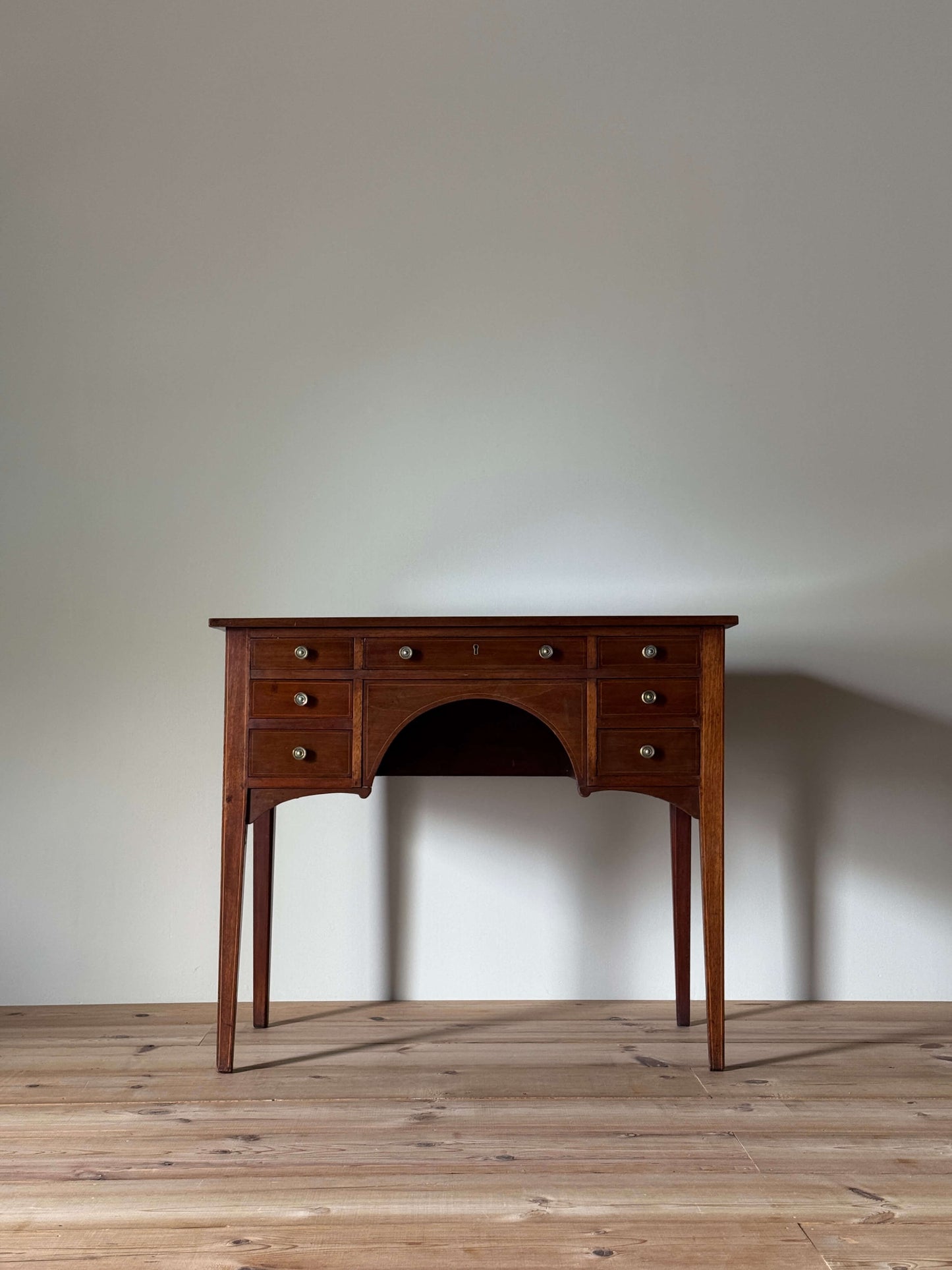Edwardian mahogany side table