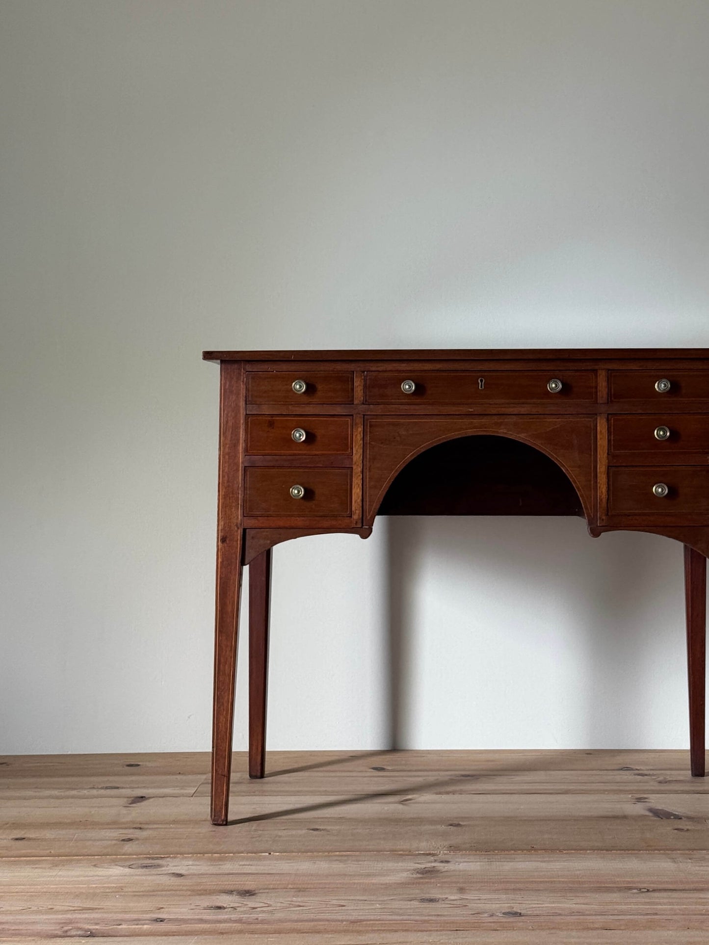 Edwardian mahogany side table