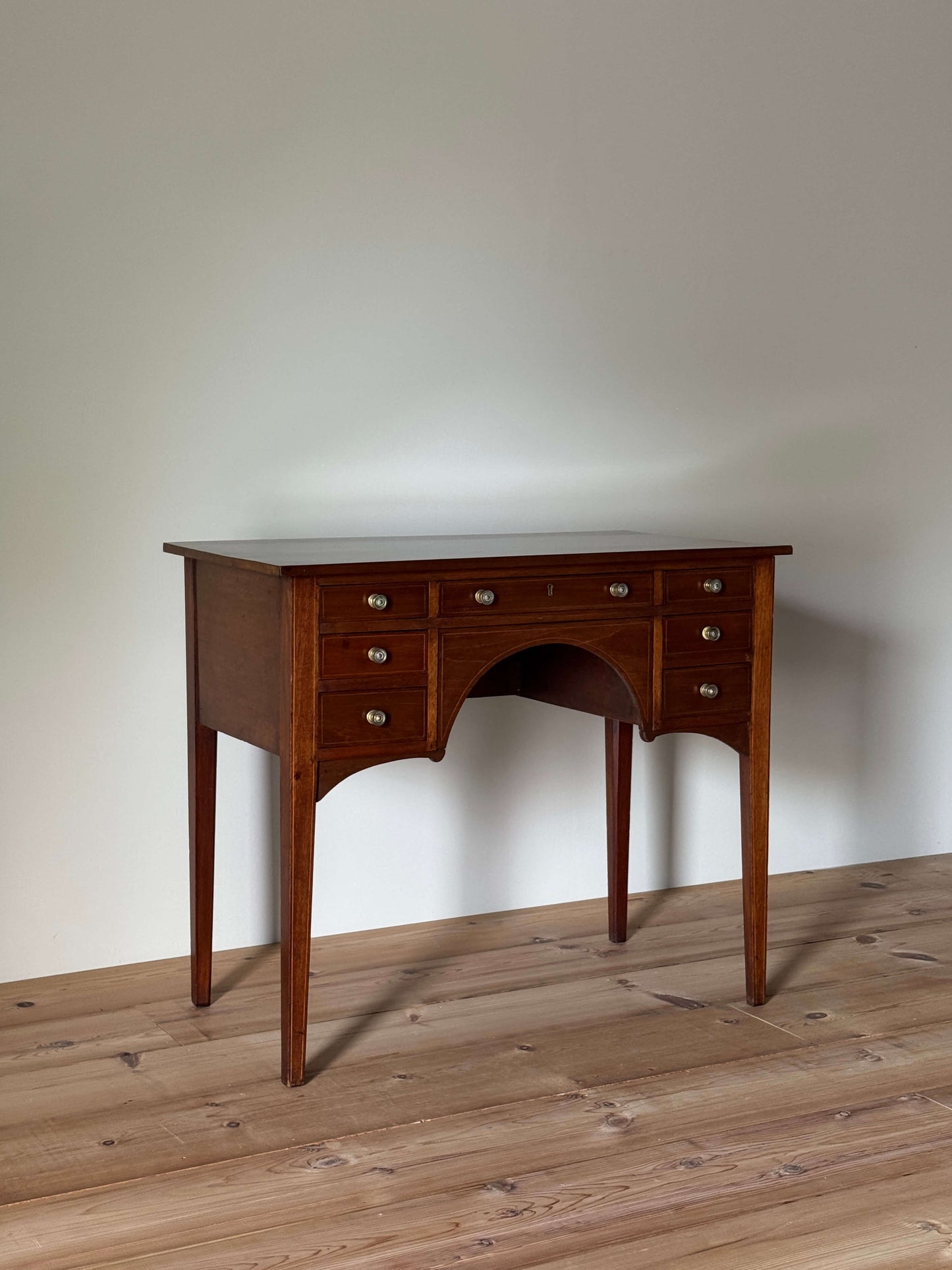 Edwardian mahogany side table
