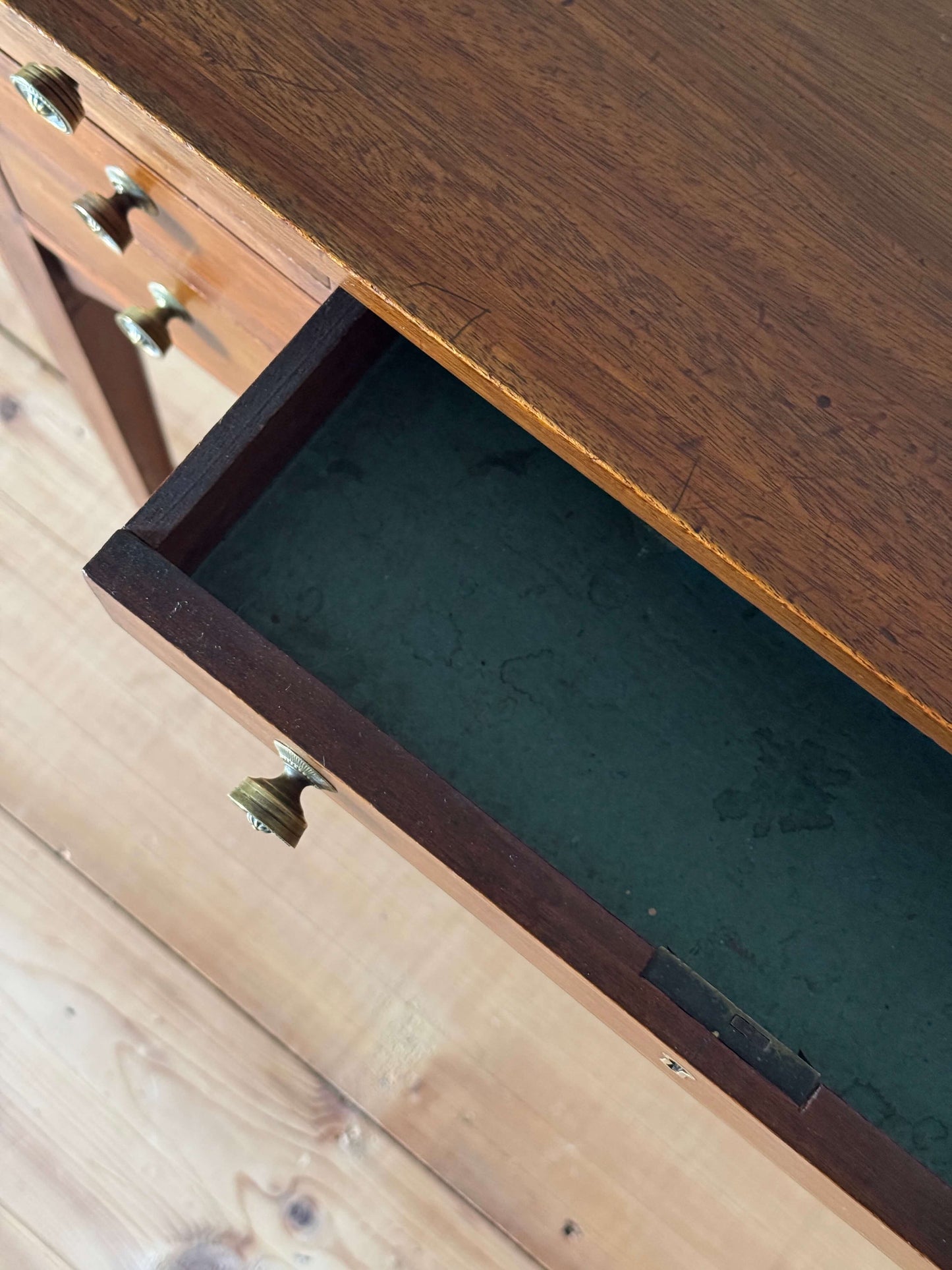 Edwardian mahogany side table