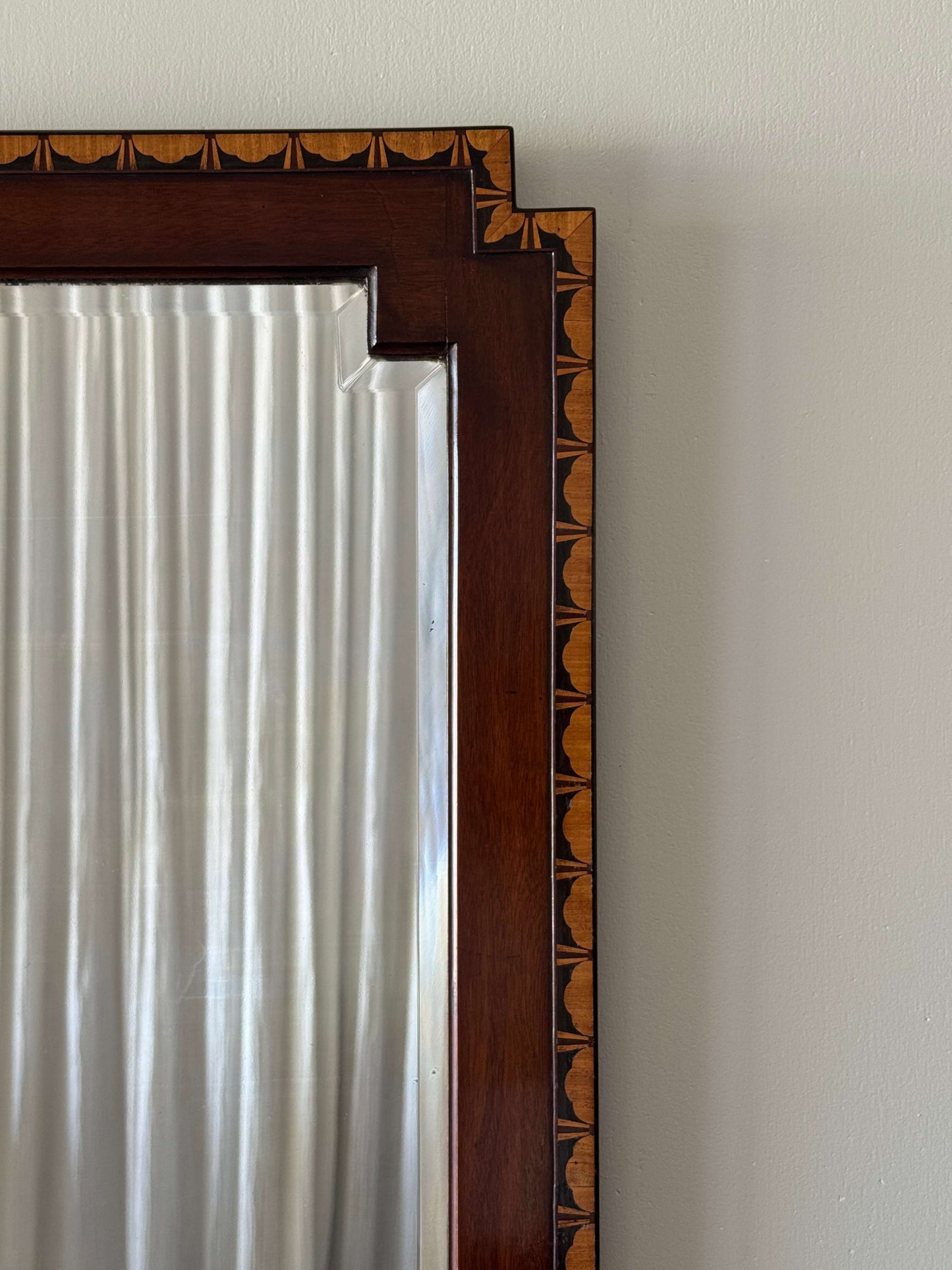 Early 20th-century bevelled mirror