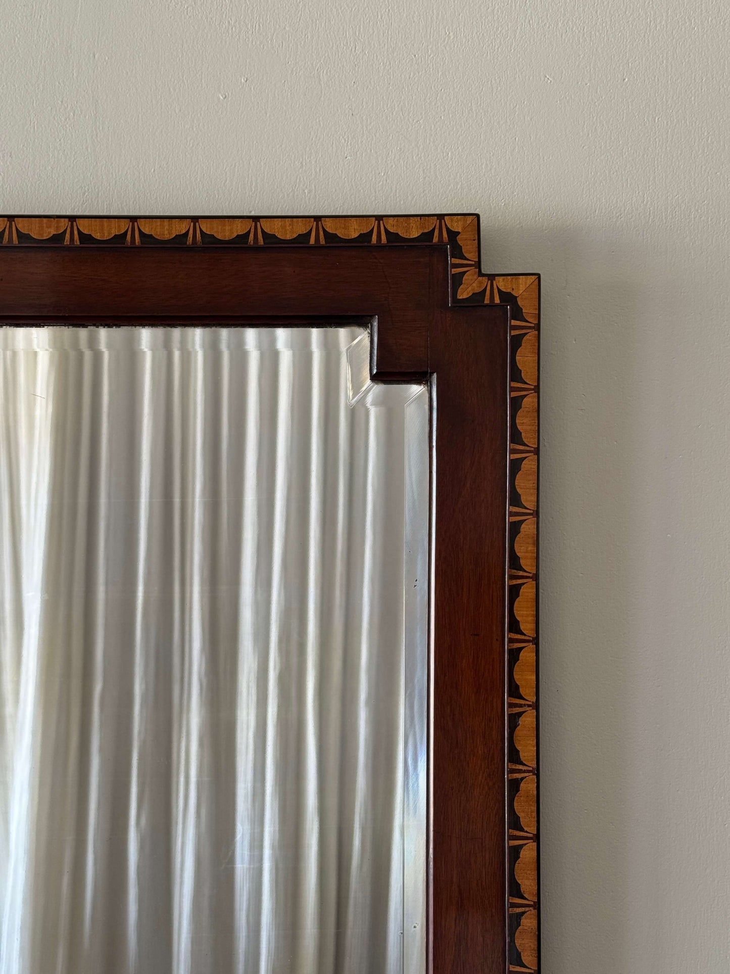 Early 20th-century bevelled mirror