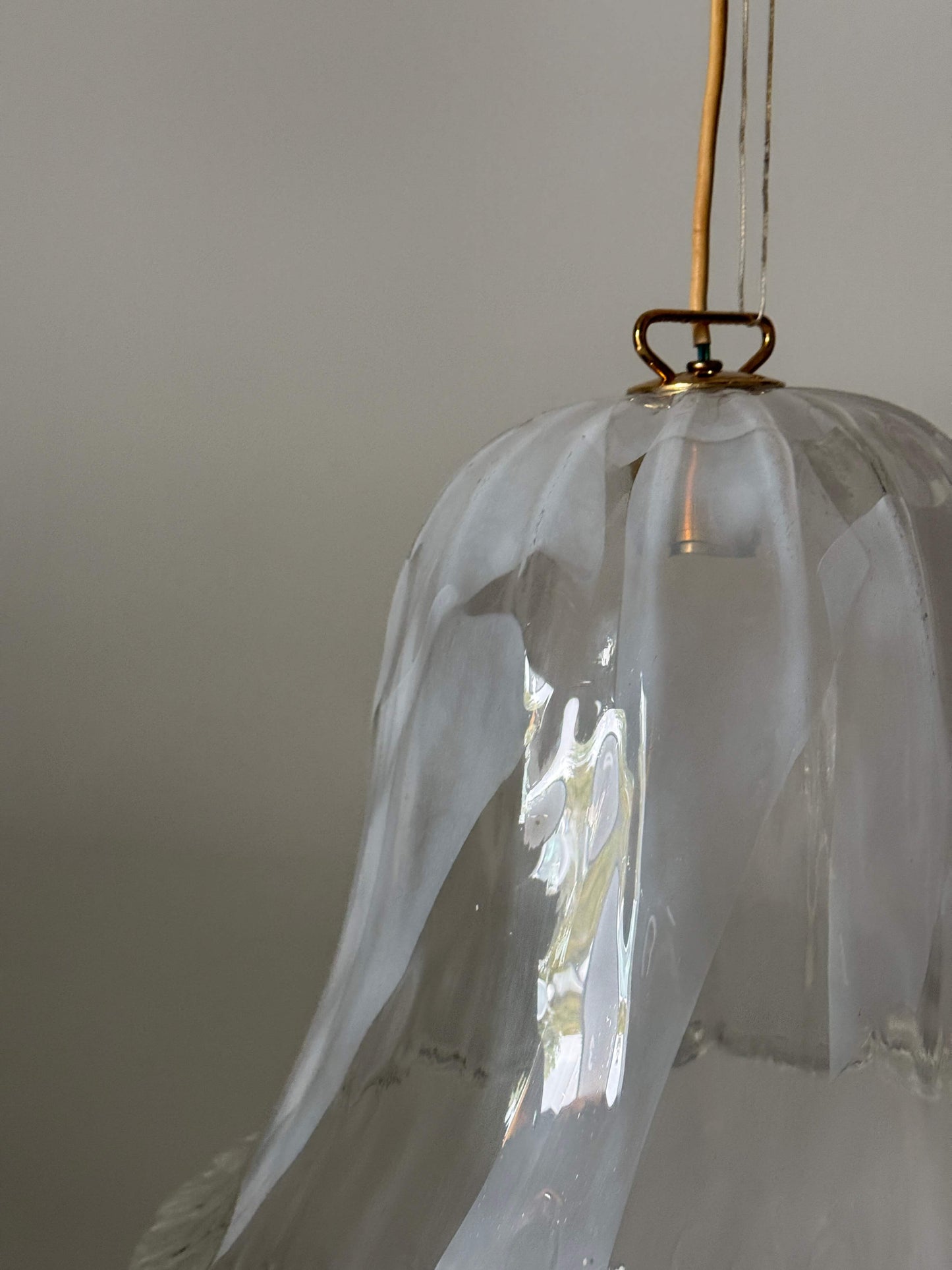 Mid-century Italian Murano glass pendant light