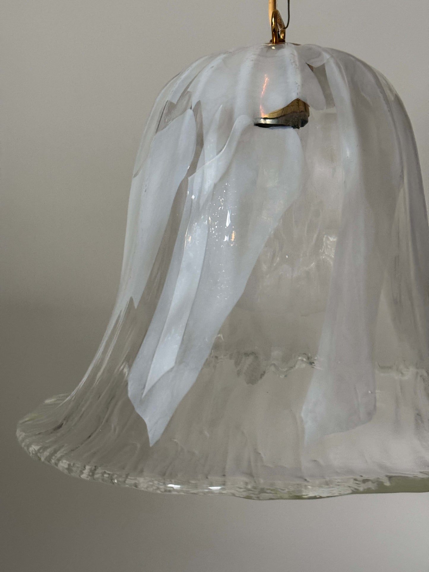 Mid-century Italian Murano glass pendant light