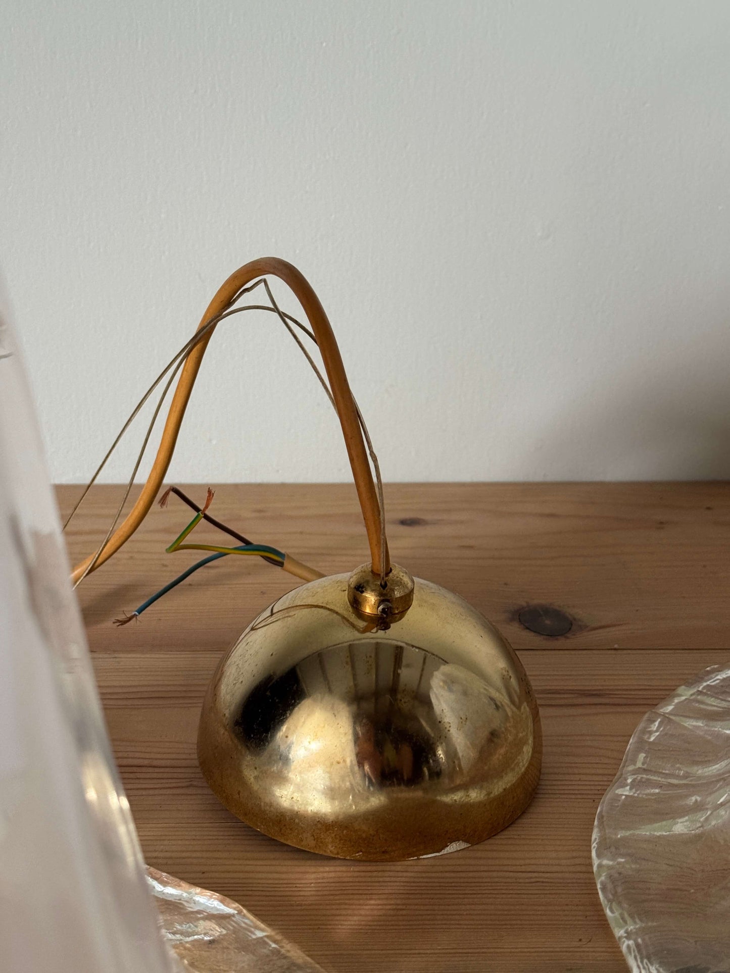 Mid-century Italian Murano glass pendant light