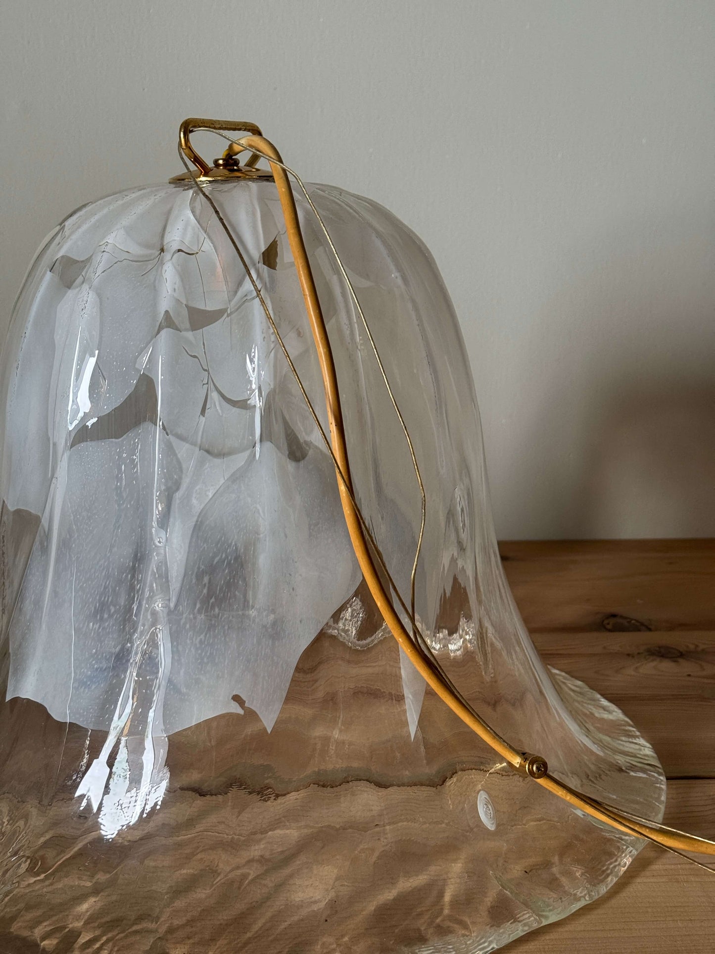 Mid-century Italian Murano glass pendant light