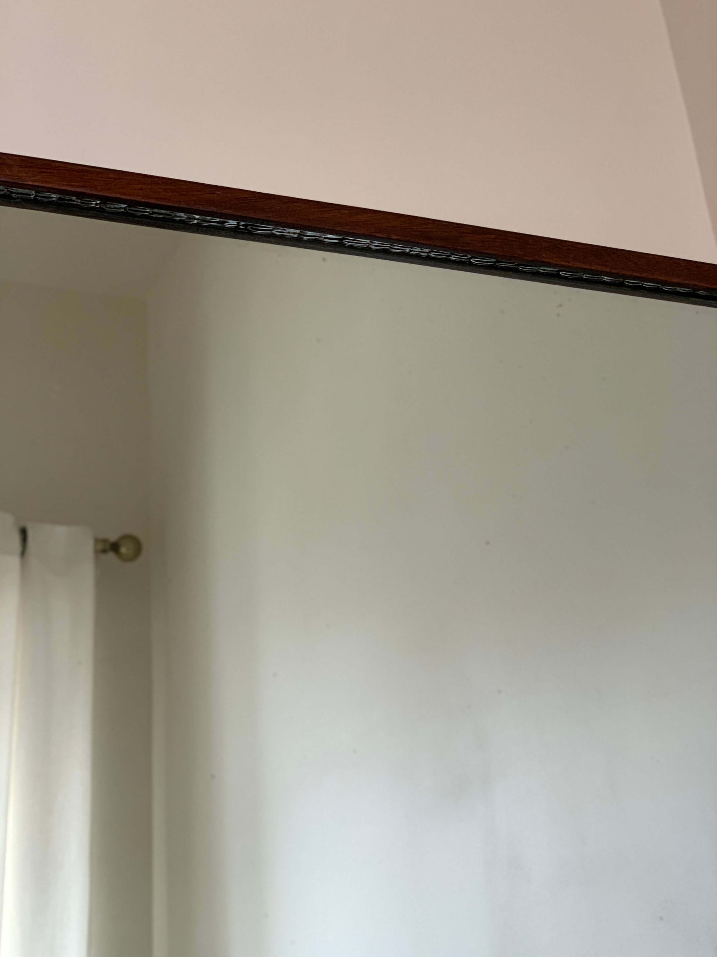 Antique rectangular dressing table mirror