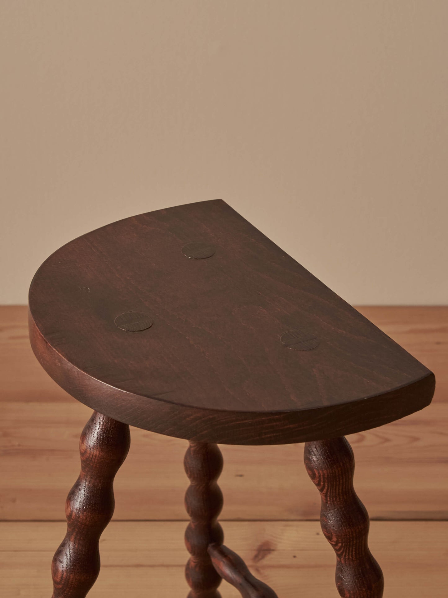 French vintage bobbin stool
