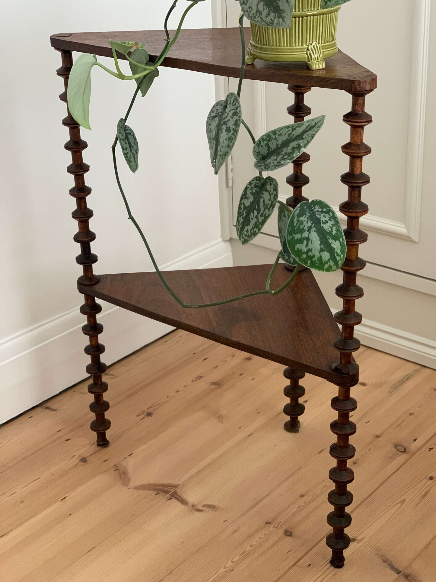 French antique folk corner unit