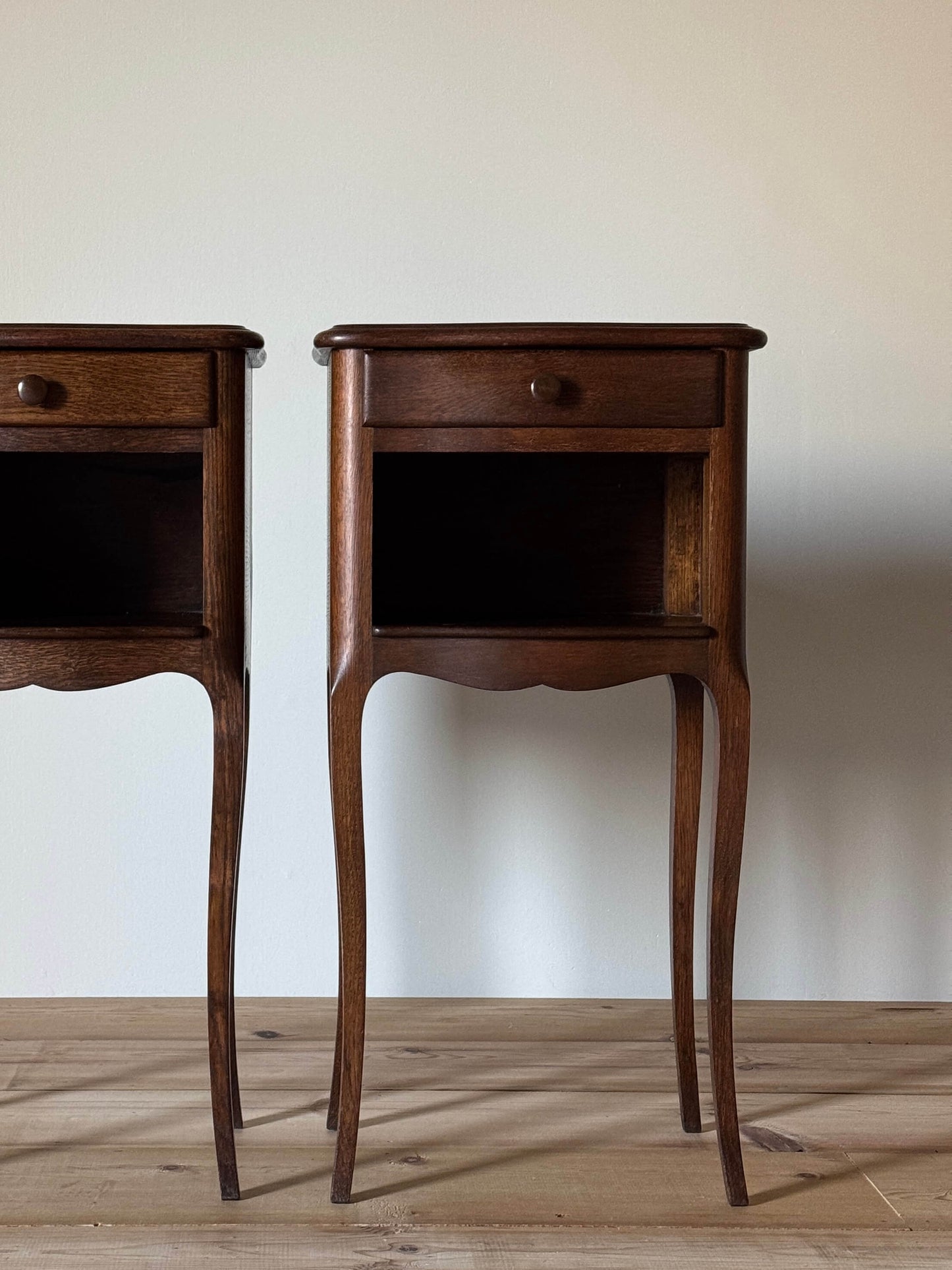 French vintage bedside tables