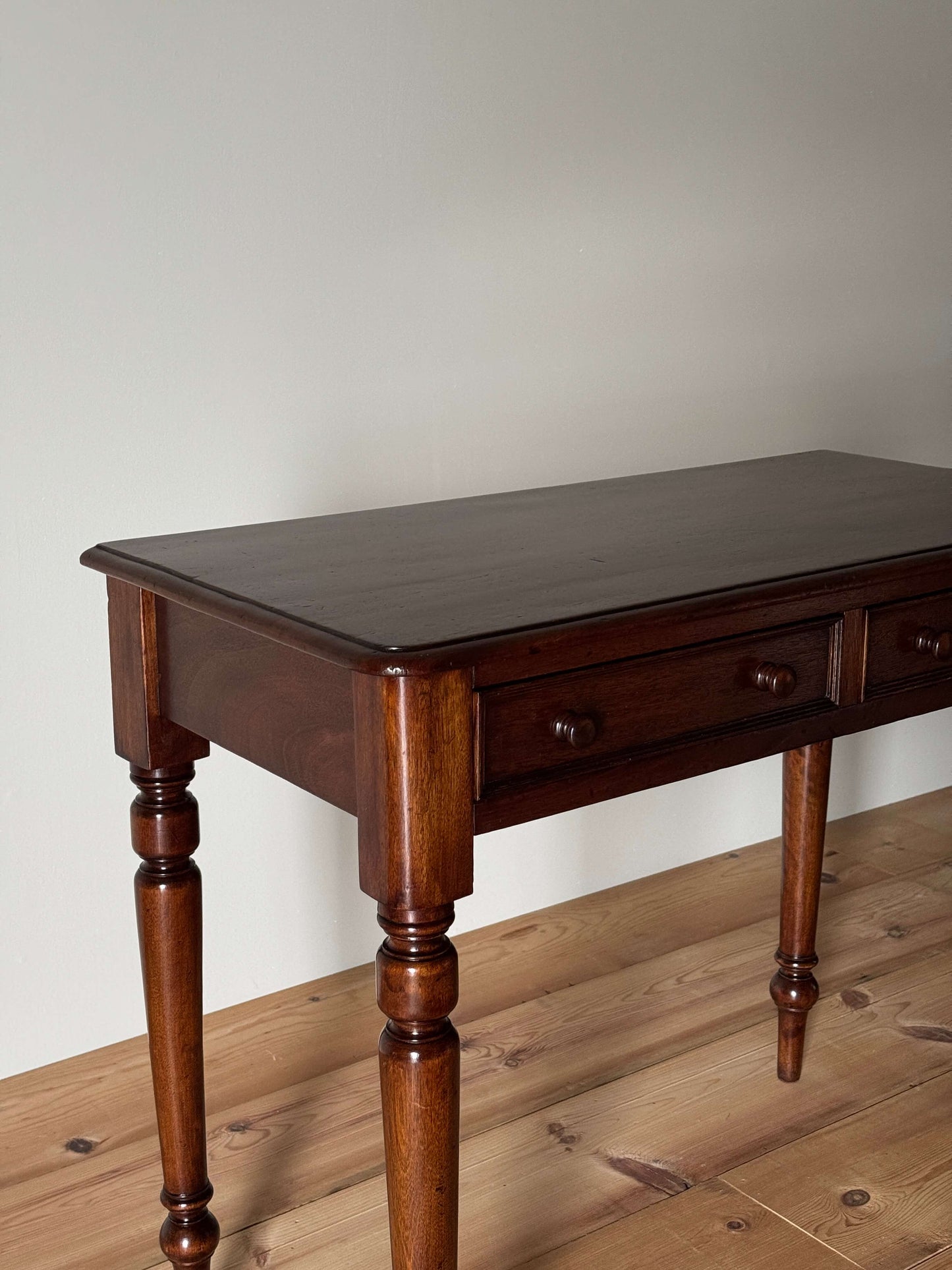 Edwardian mahogany console table