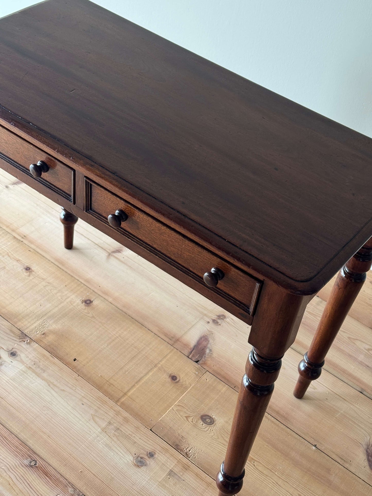Edwardian mahogany console table