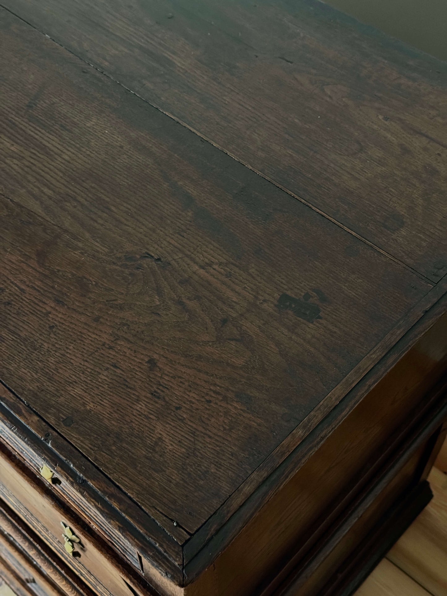 17th century antique oak chest of drawers