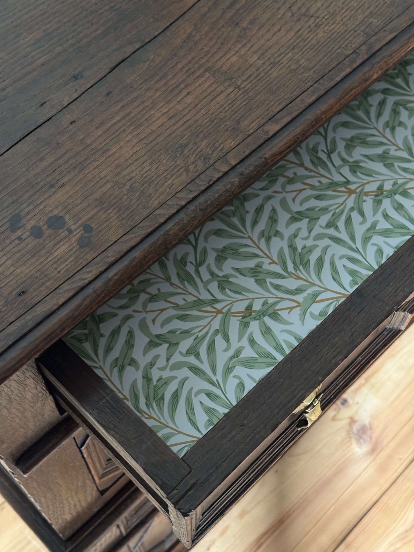 17th century antique oak chest of drawers