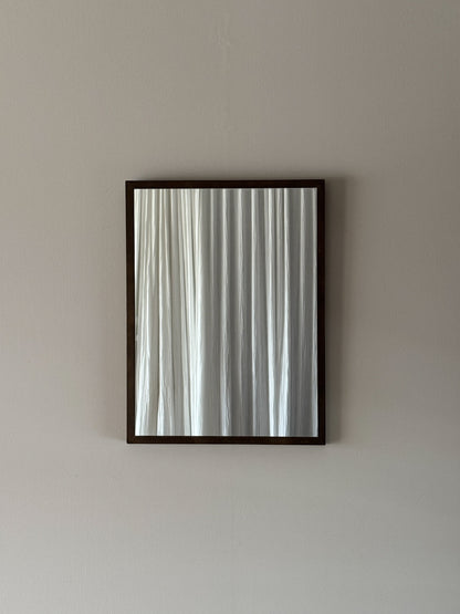 Aged brass vintage mirror