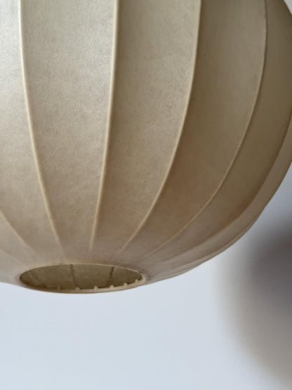 Mid-century Italian cocoon pendant shade