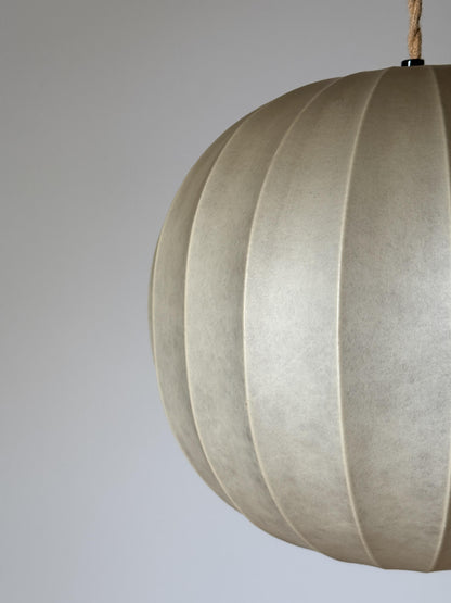 Mid-century Italian cocoon pendant shade