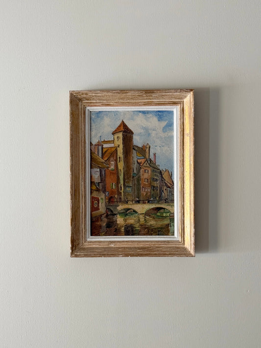 French framed village scene